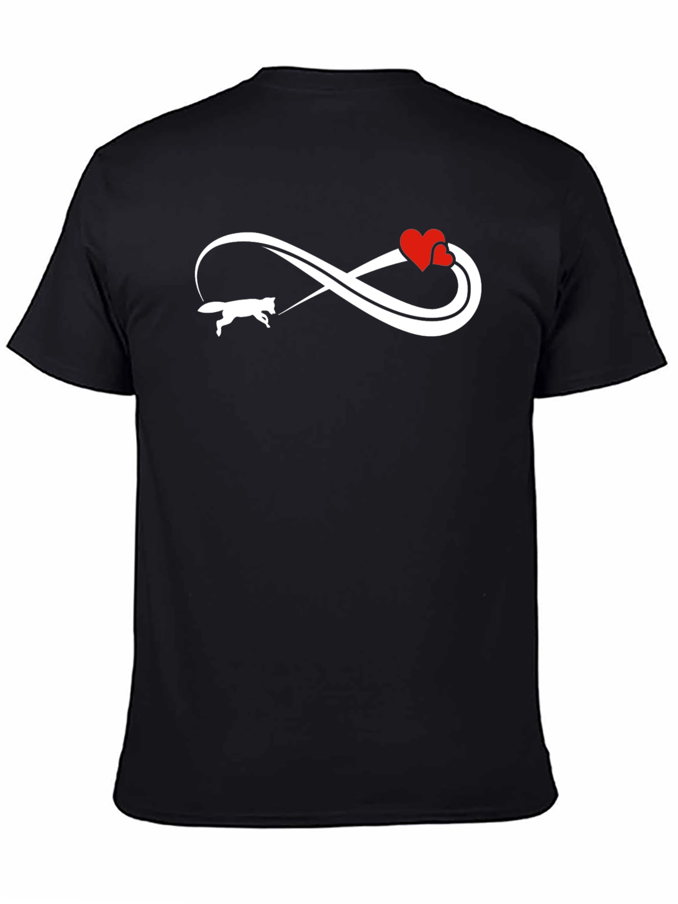 Dog Lover Infinity Heart Graphic Tee
