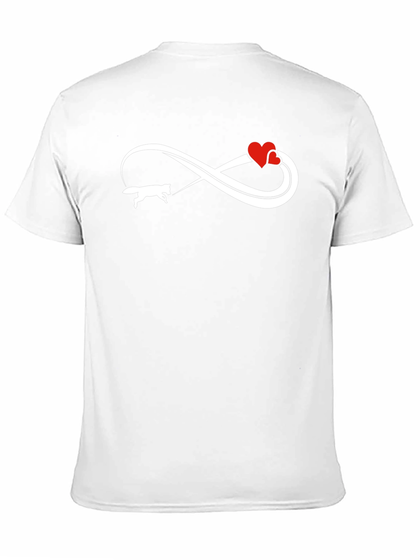 Dog Lover Infinity Heart Graphic Tee
