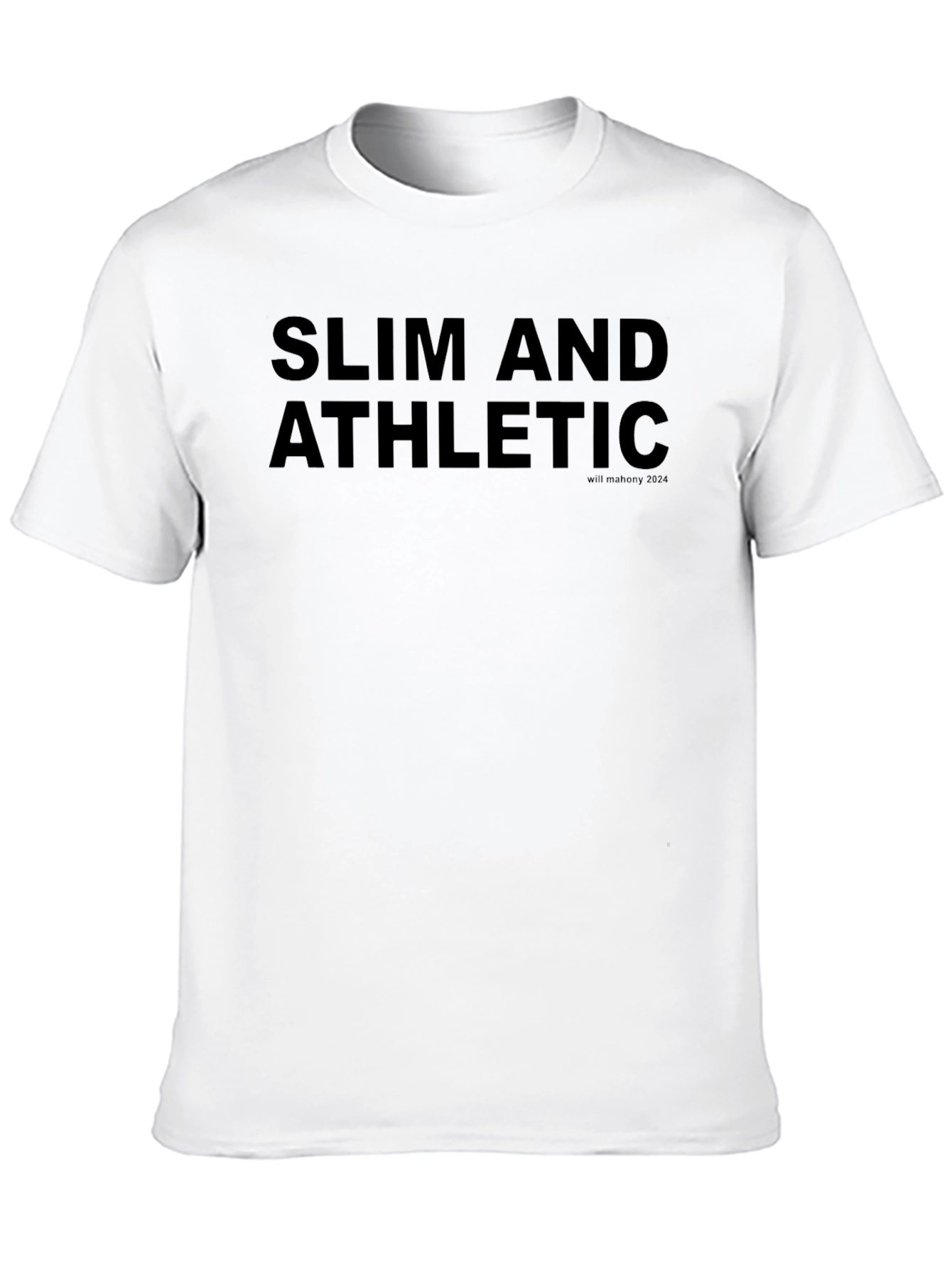 Slim and Athletic Black Tee
