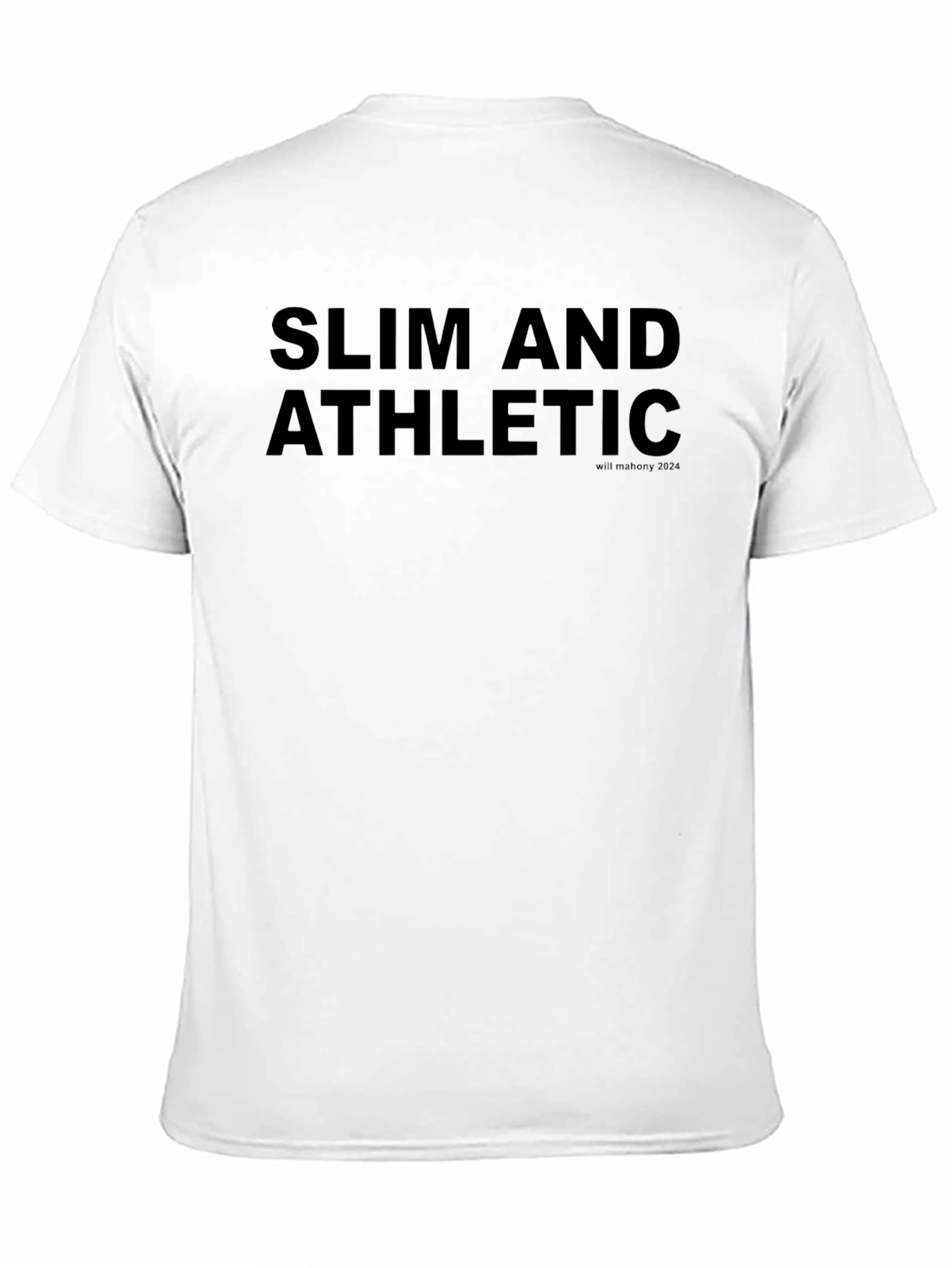 Slim and Athletic Black Tee