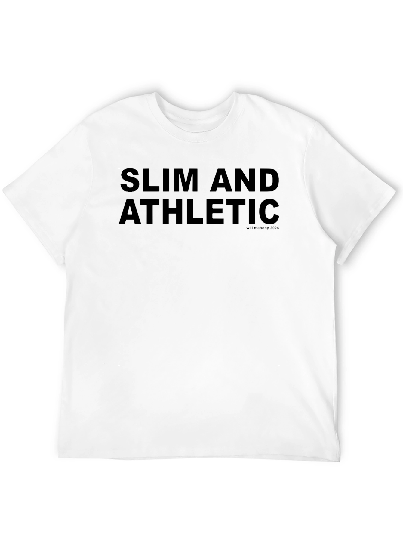 Slim and Athletic Black Tee