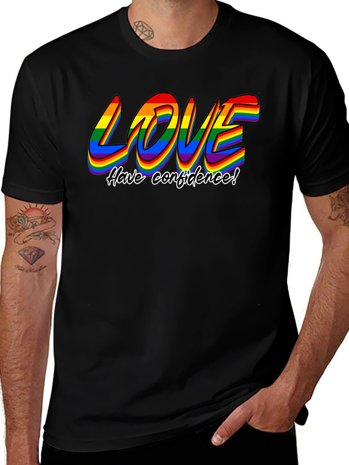 LGBT Pride Rainbow LOVE T-Shirt