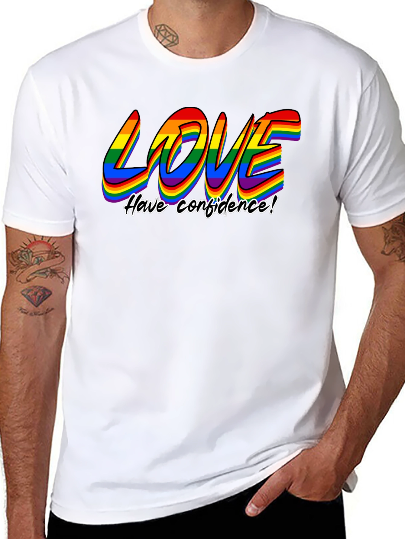 LGBT Pride Rainbow LOVE T-Shirt