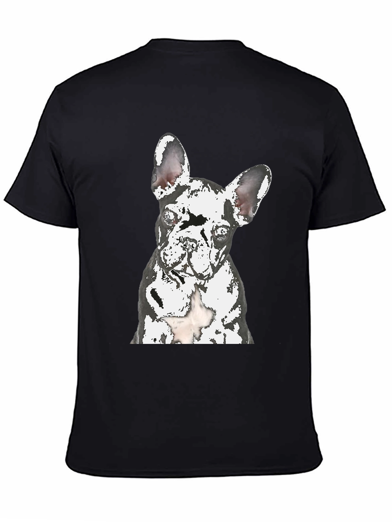 Dog Graphic T-Shirt - Modern Crew Neck Tee