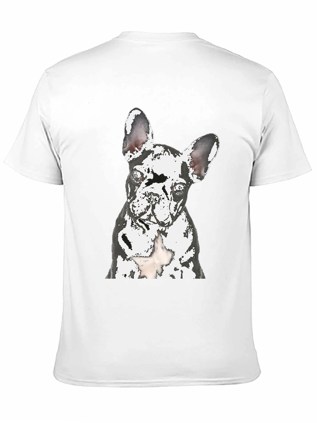 Dog Graphic T-Shirt - Modern Crew Neck Tee