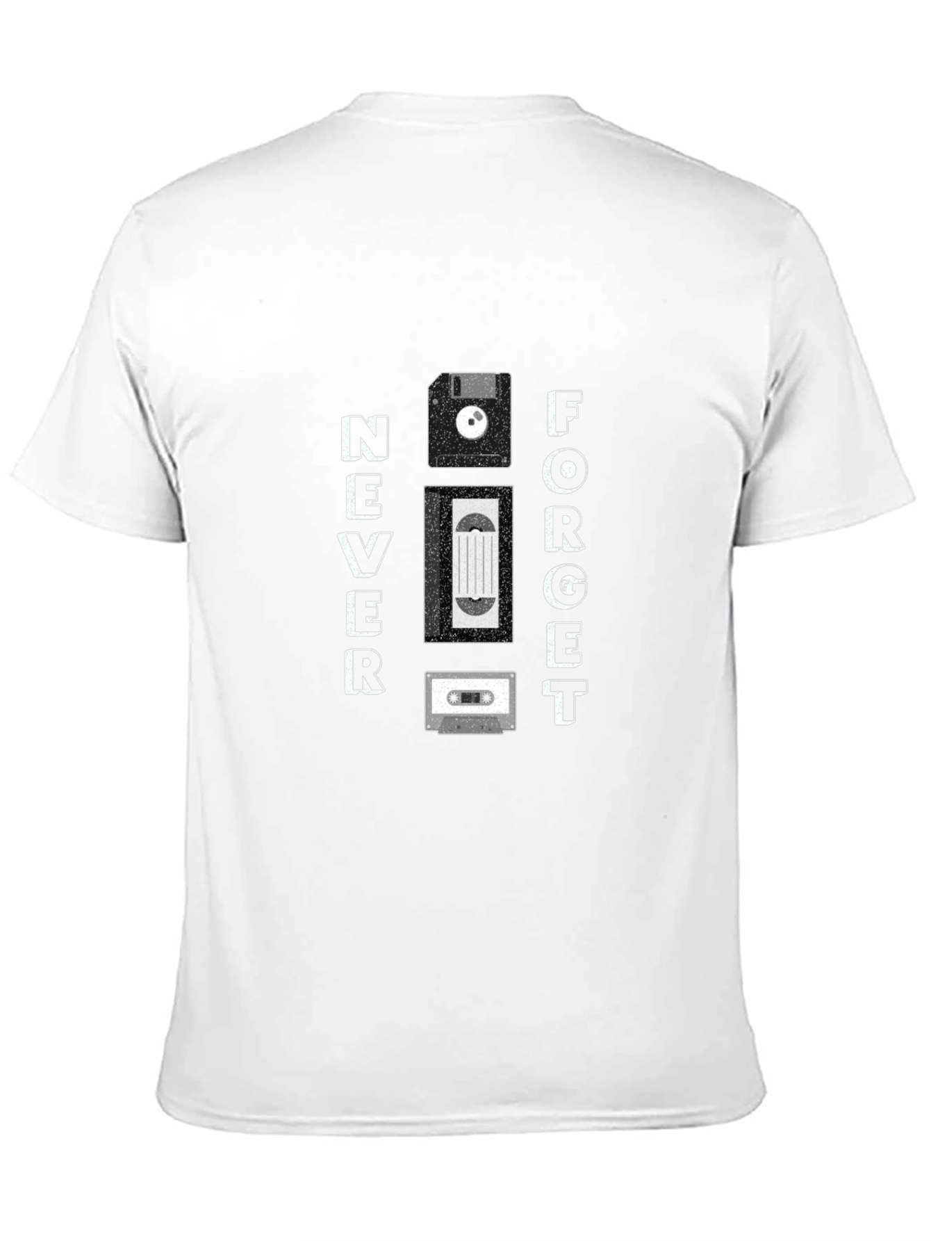 Never Forget Retro Tech T-Shirt