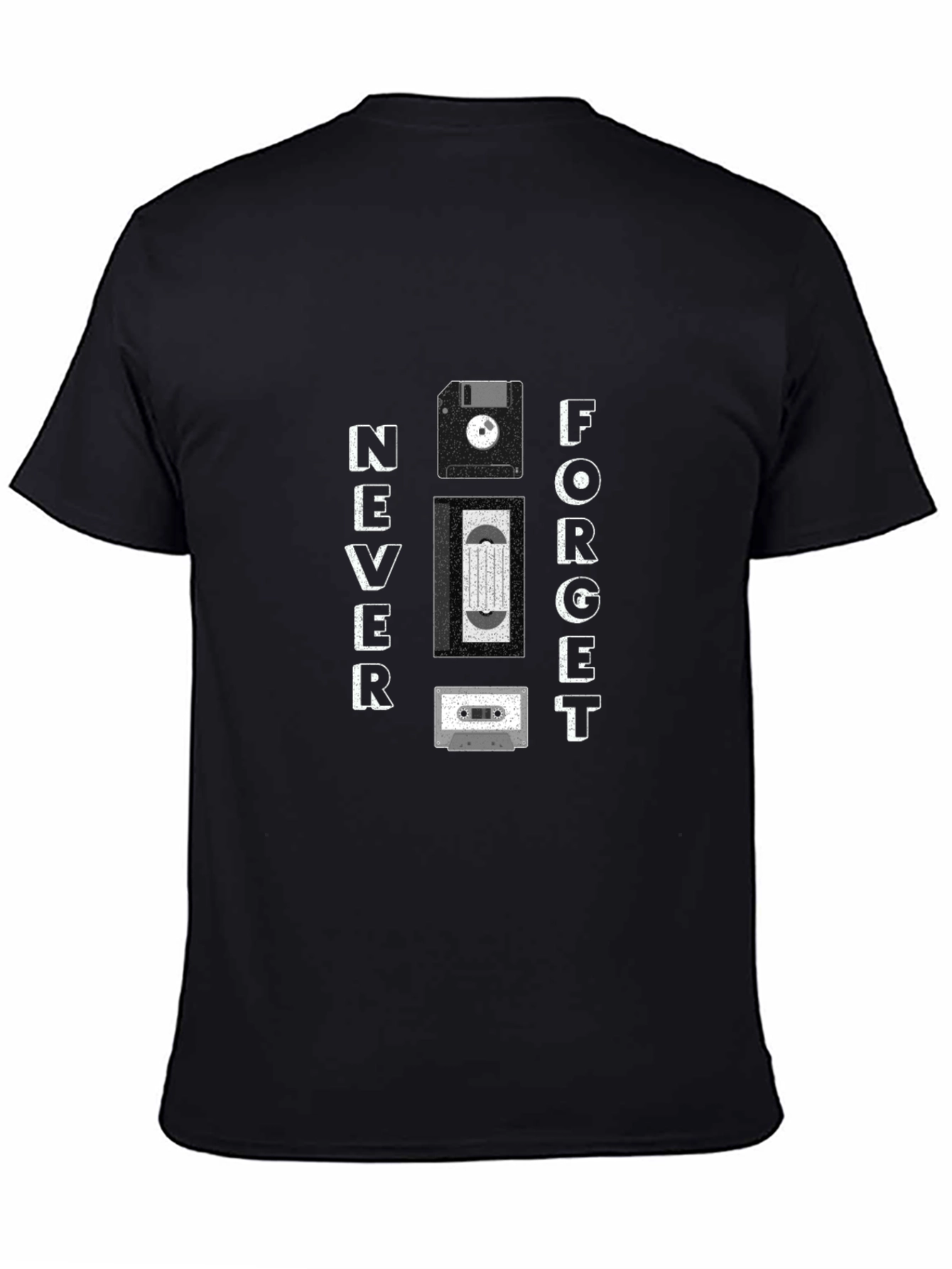 Never Forget Retro Tech T-Shirt