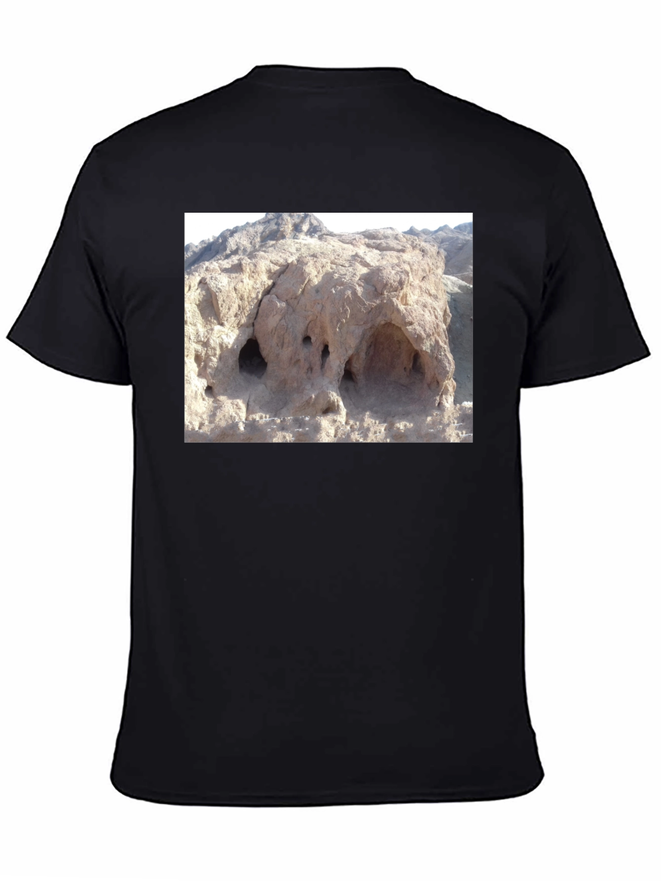 Novelty Rock Formation Graphic Tee - Unique Design