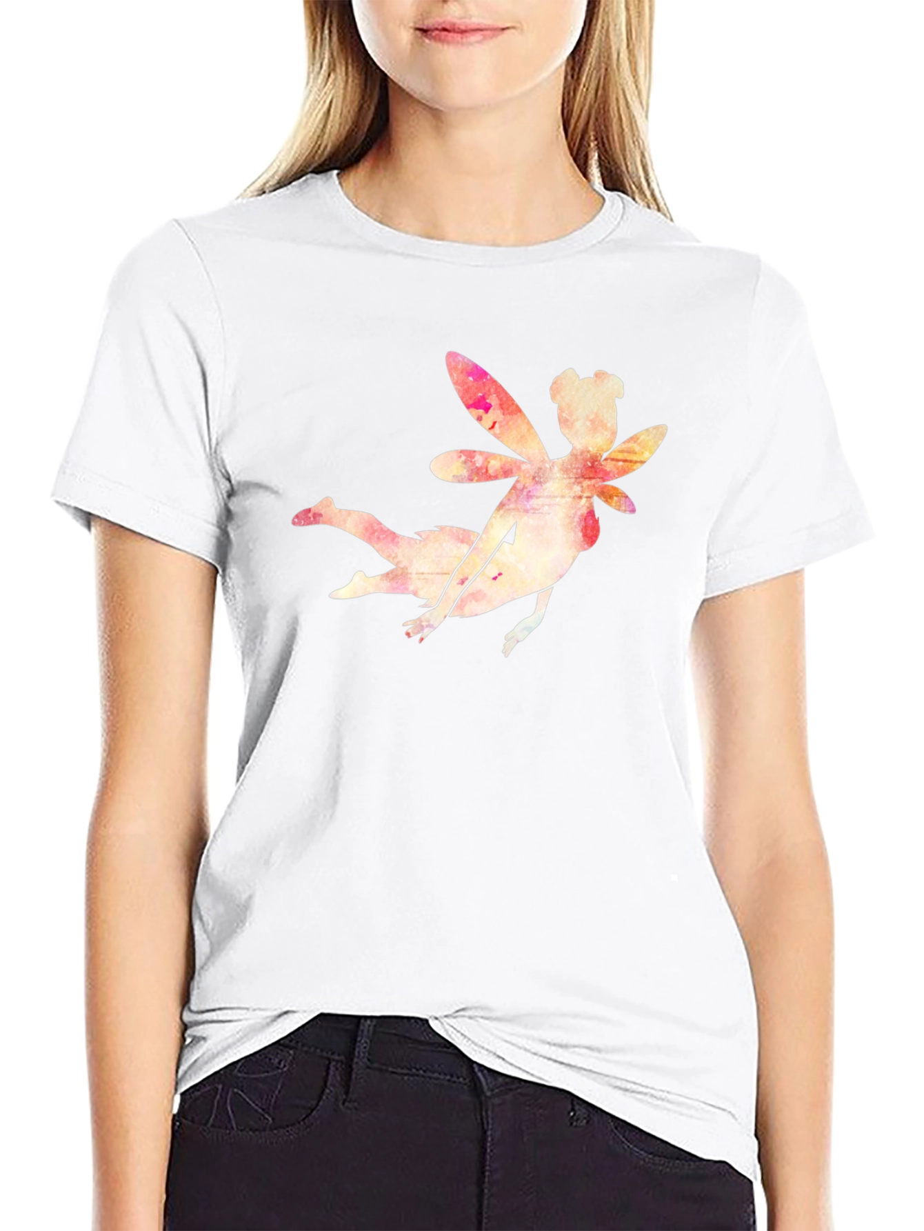 Fairy Silhouette Graphic T-Shirt - Soft Cotton Tee