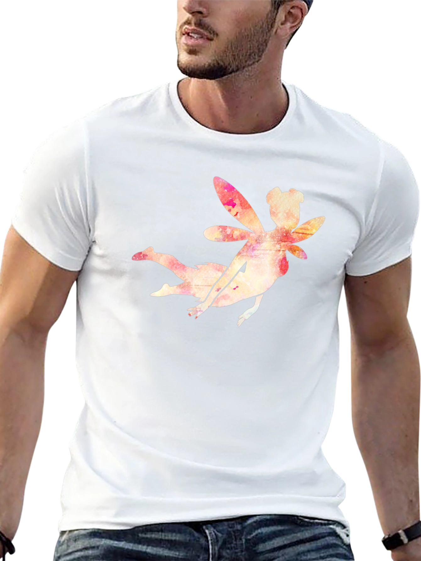 Fairy Silhouette Graphic T-Shirt - Soft Cotton Tee