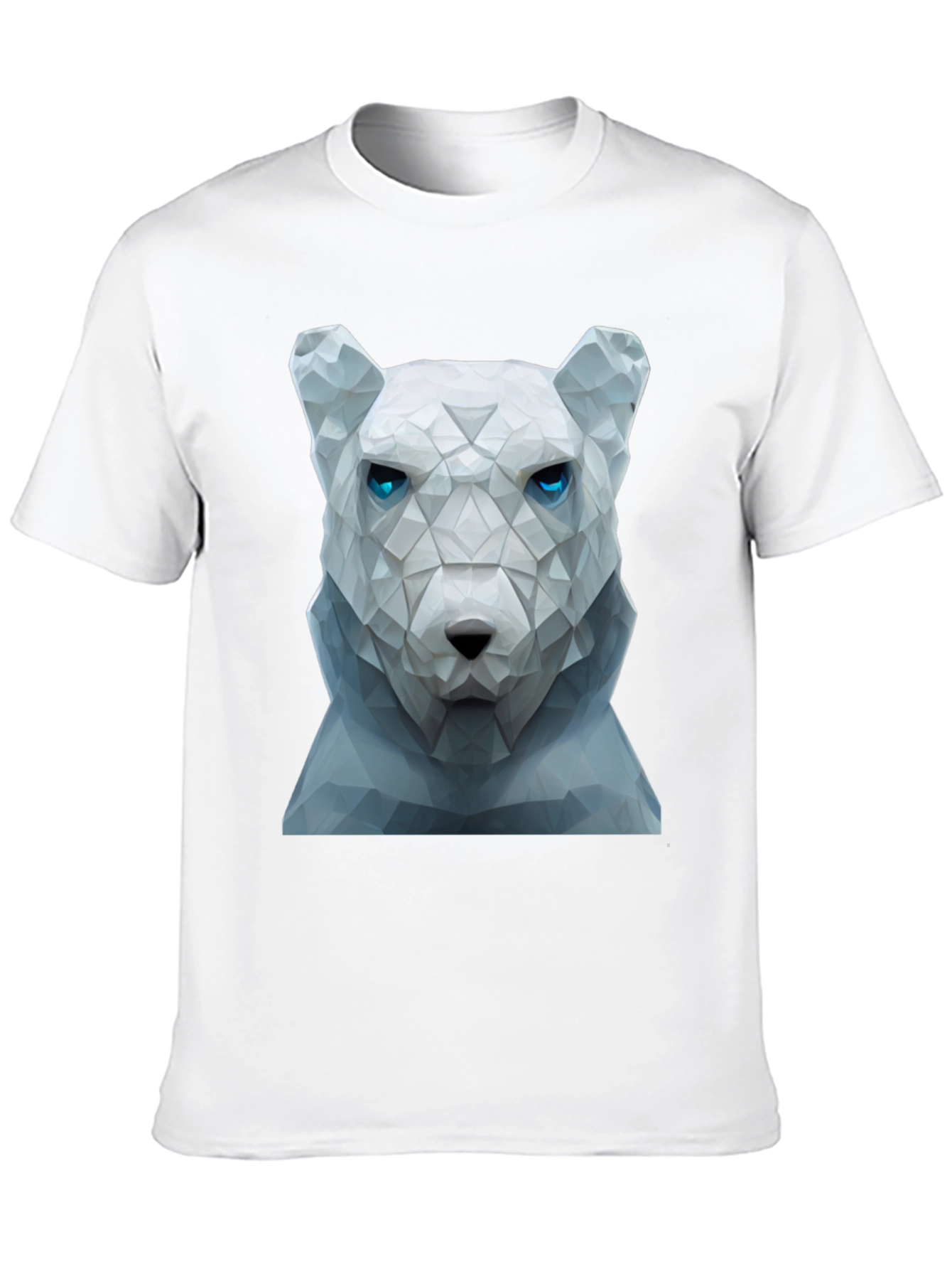 Geometric Polar Bear Graphic Tee