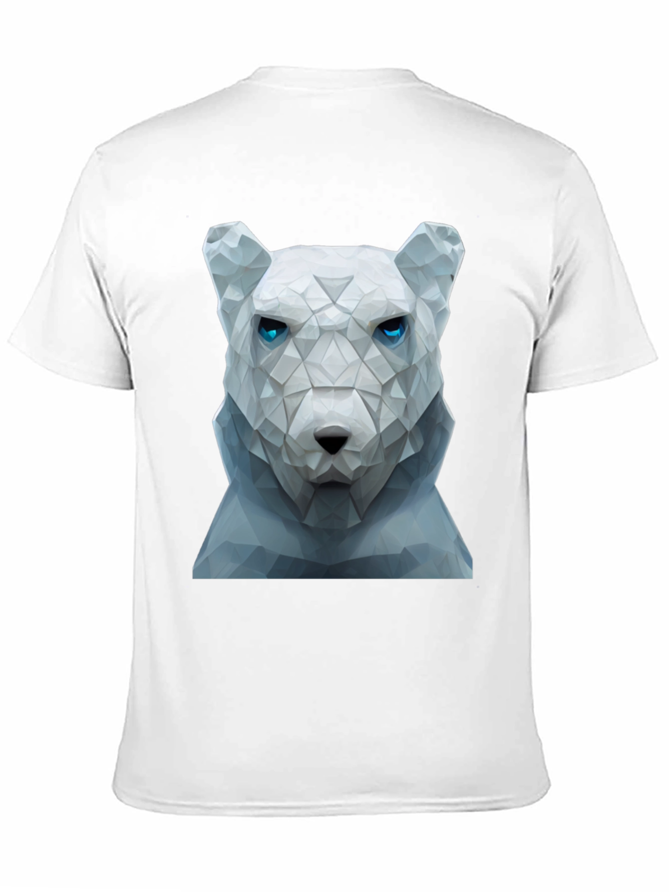 Geometric Polar Bear Graphic Tee