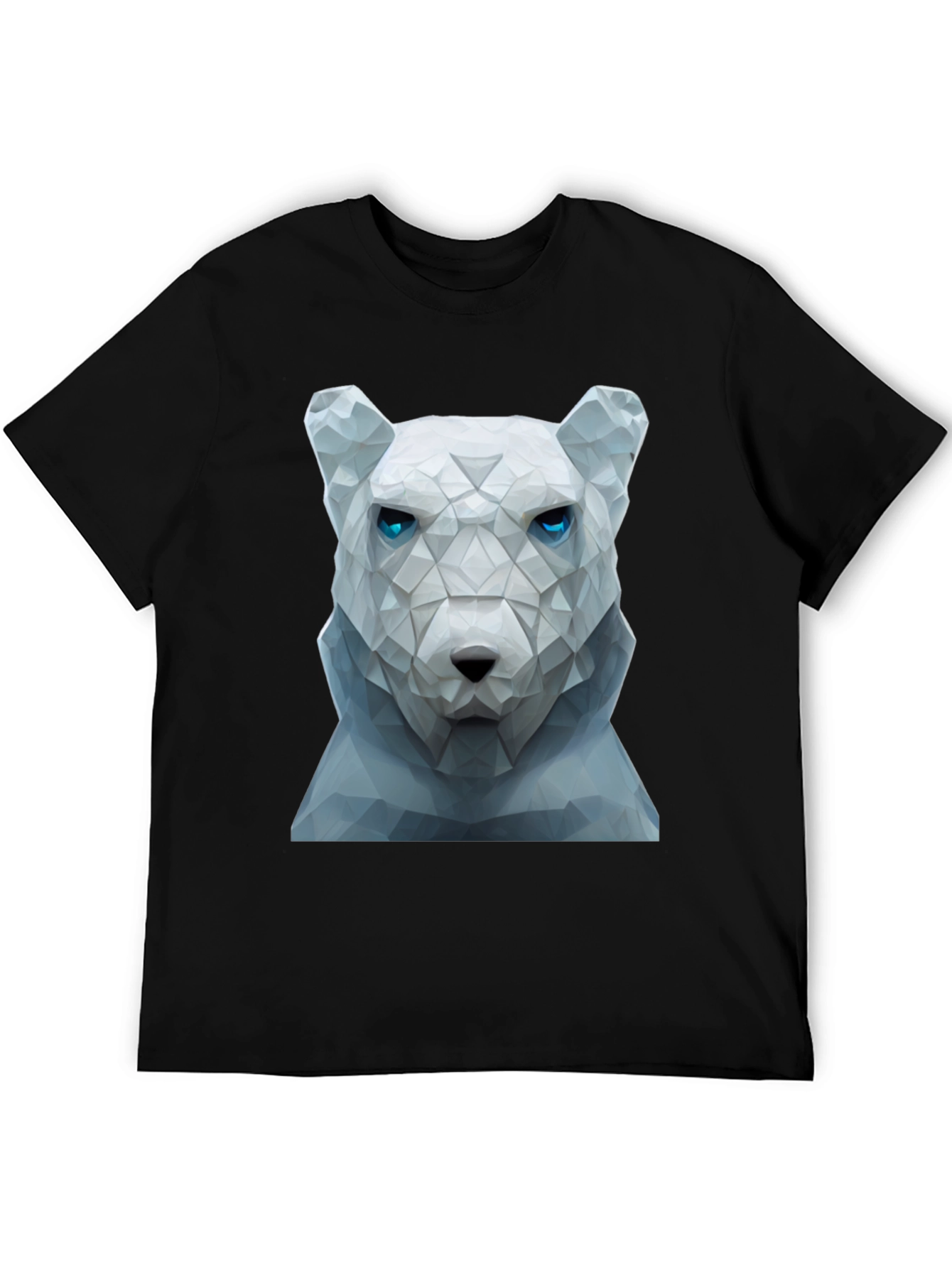 Geometric Polar Bear Graphic Tee