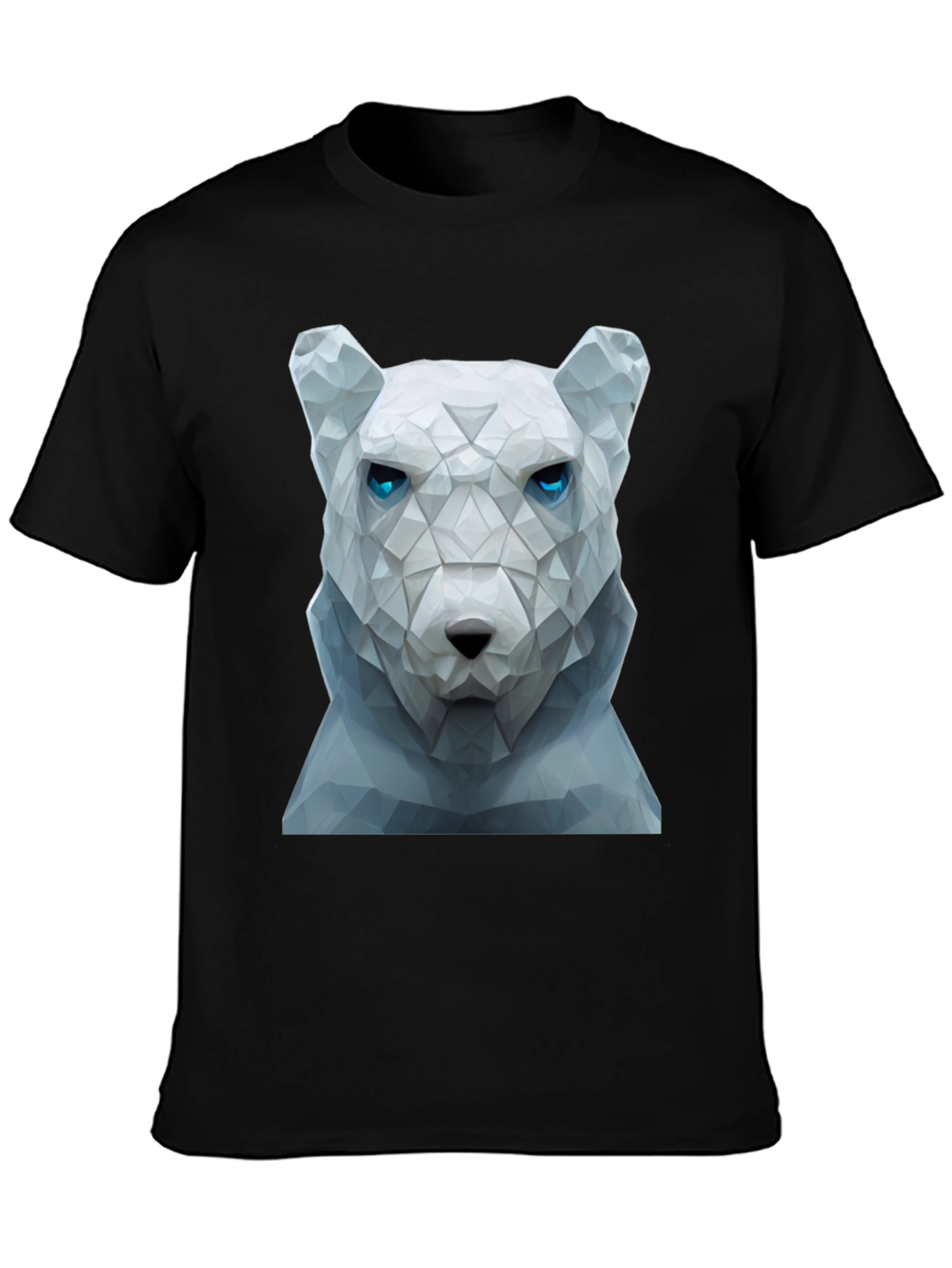 Geometric Polar Bear Graphic Tee