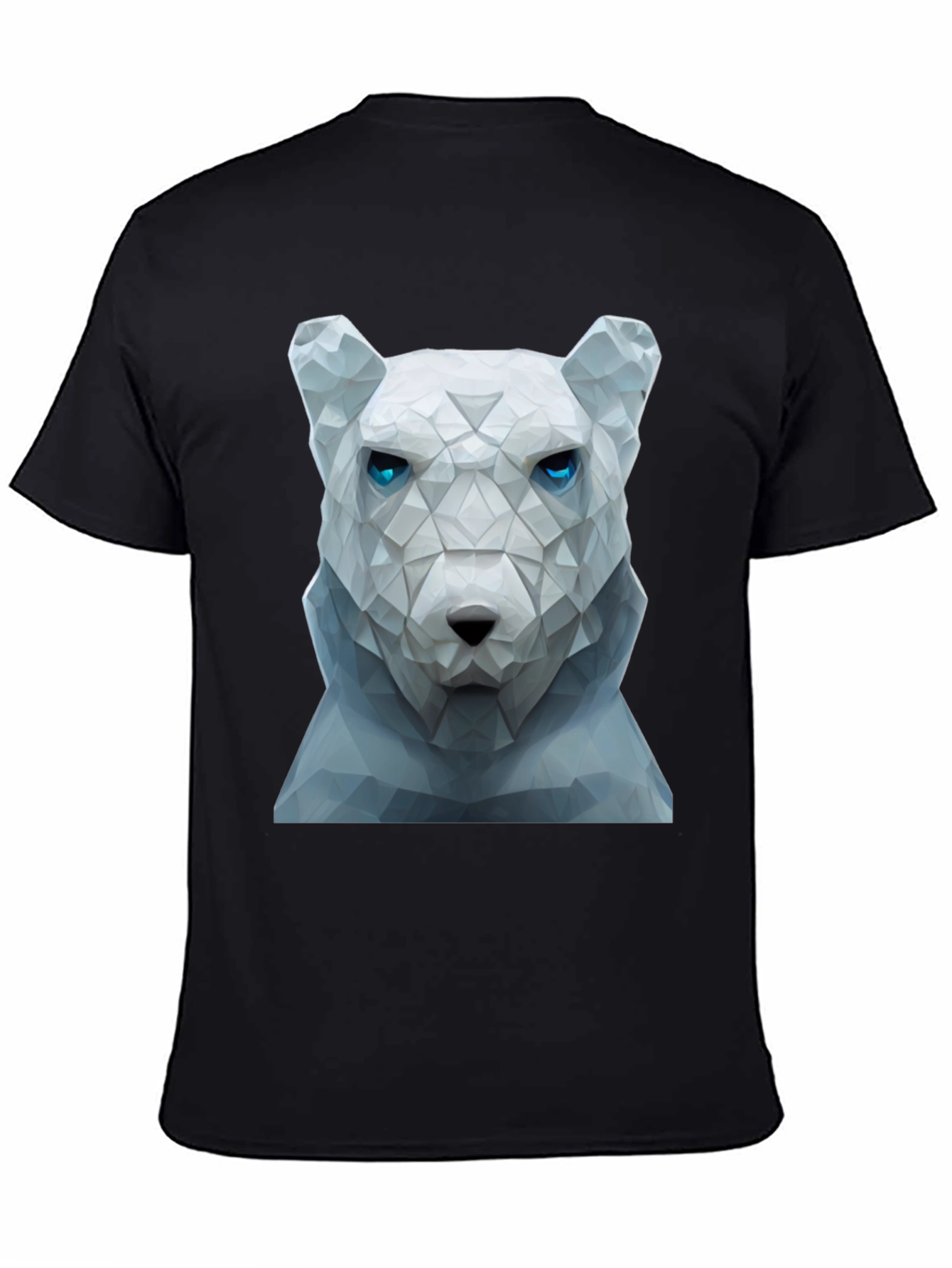 Geometric Polar Bear Graphic Tee