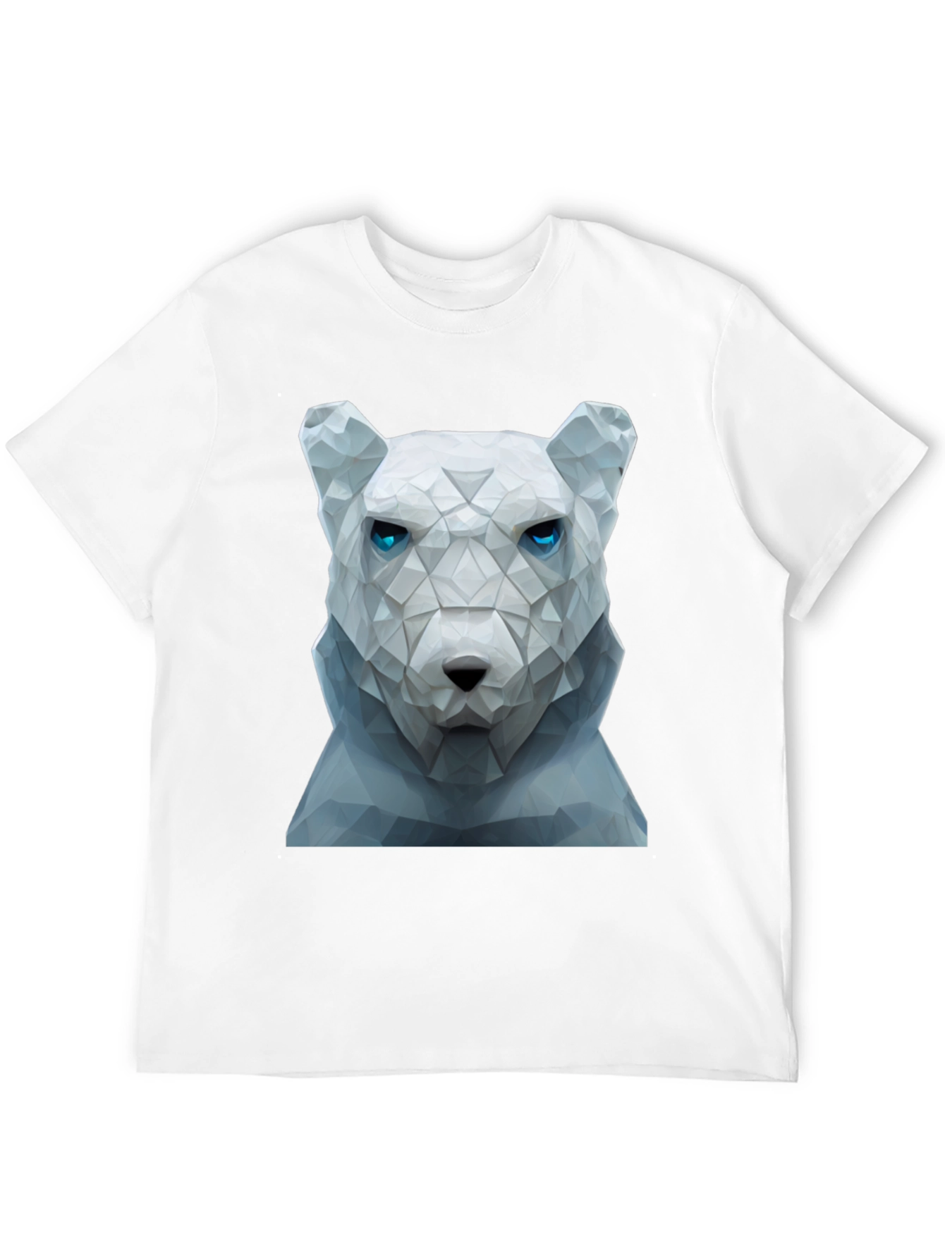 Geometric Polar Bear Graphic Tee