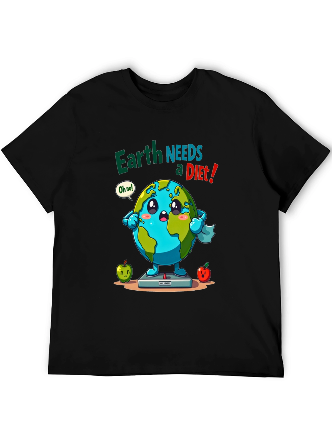 Earth Needs a Diet Funny Graphic Tee