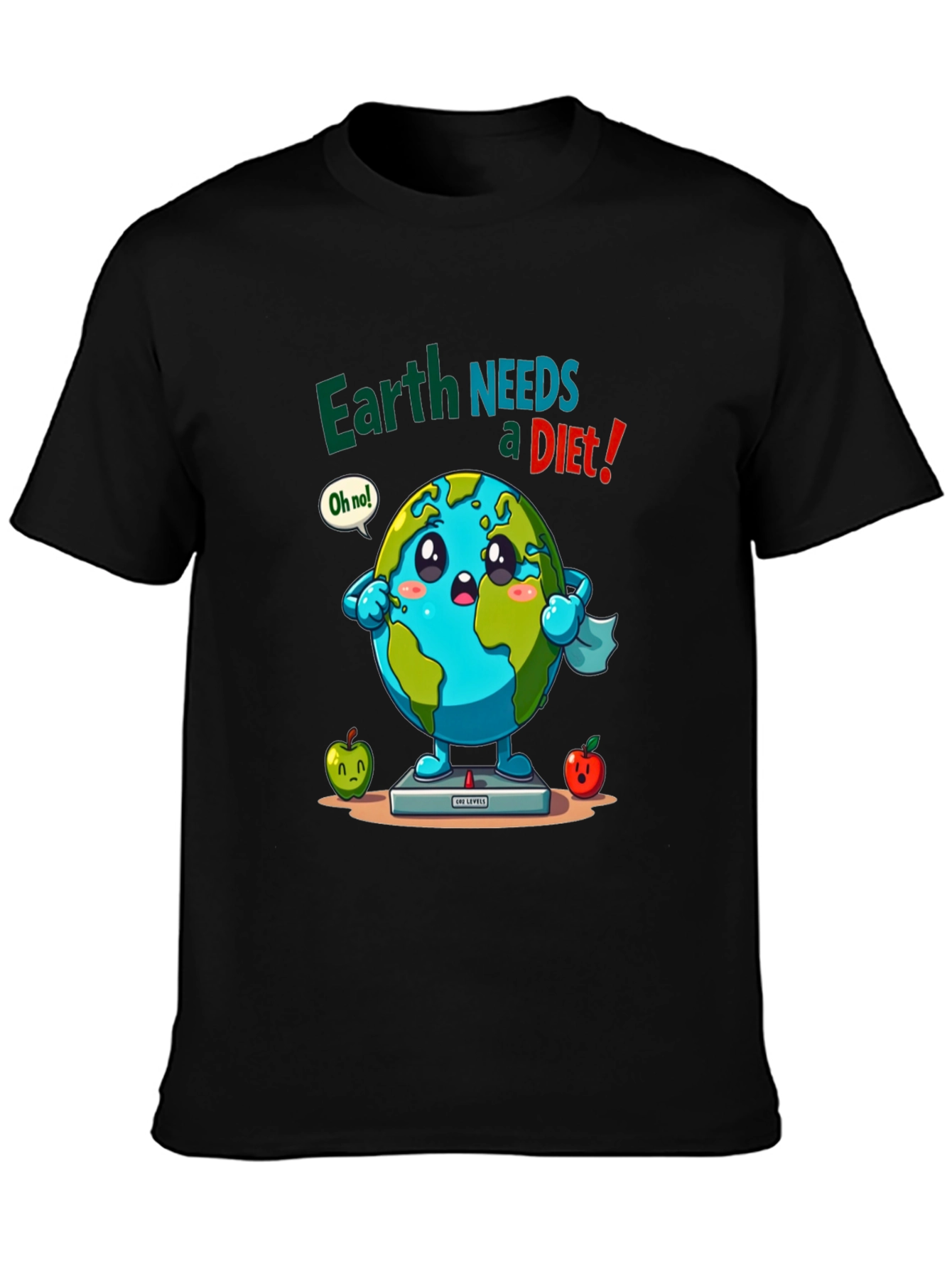 Earth Needs a Diet Funny Graphic Tee