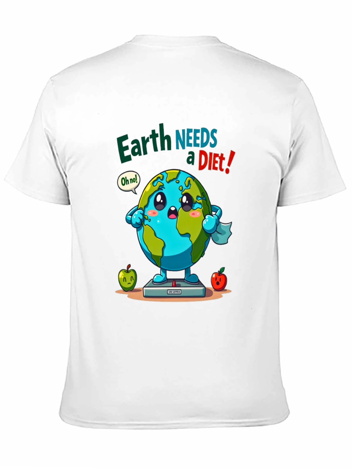 Earth Needs a Diet Funny Graphic Tee