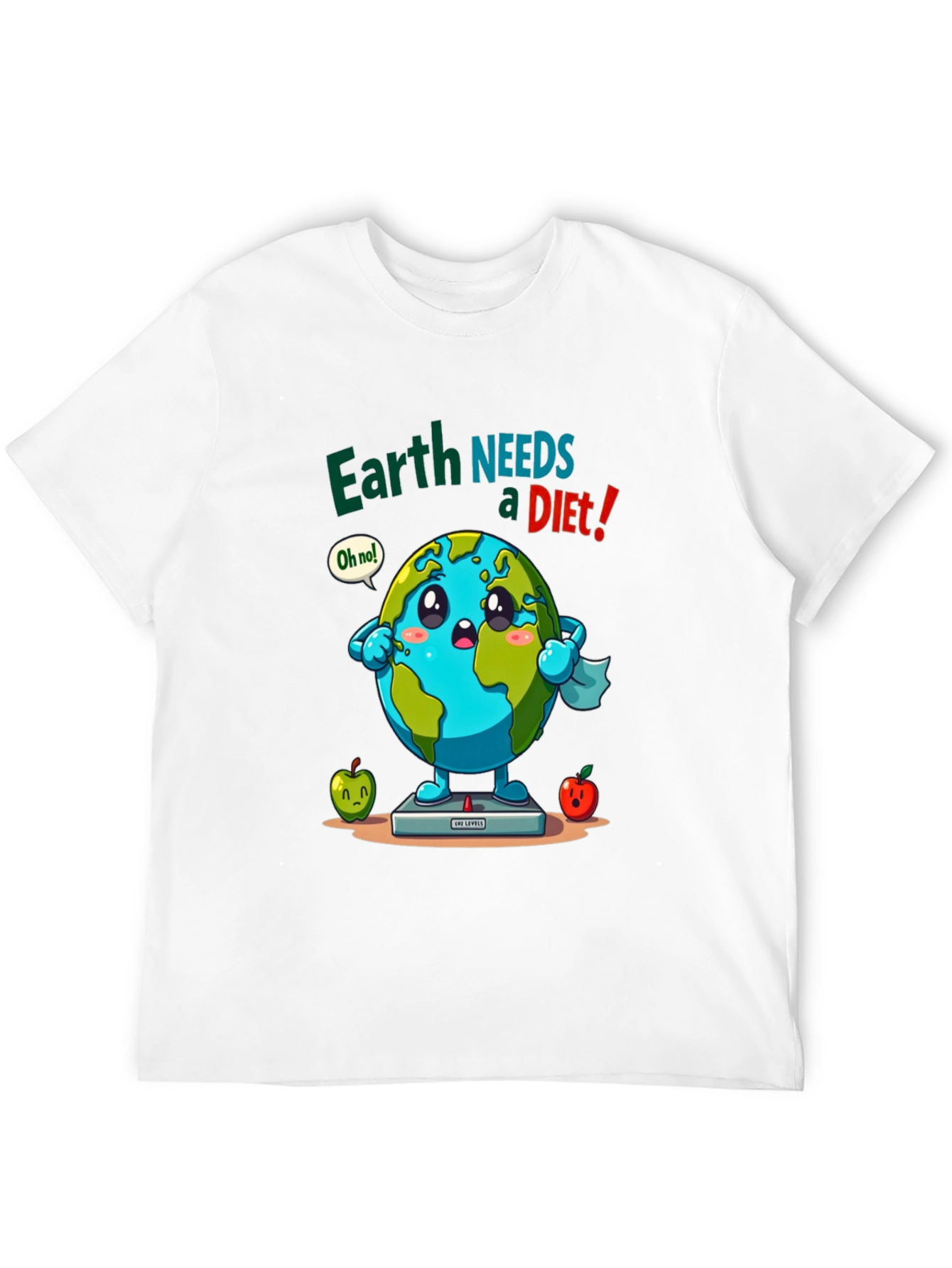 Earth Needs a Diet Funny Graphic Tee