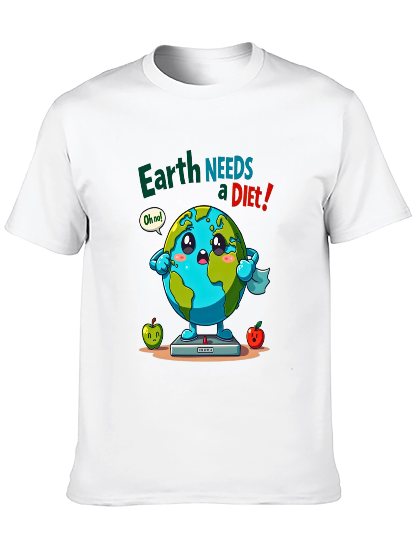 Earth Needs a Diet Funny Graphic Tee