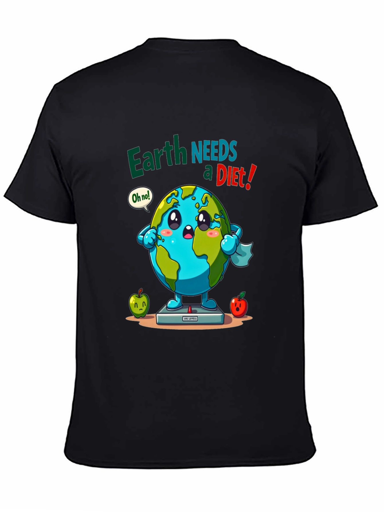 Earth Needs a Diet Funny Graphic Tee