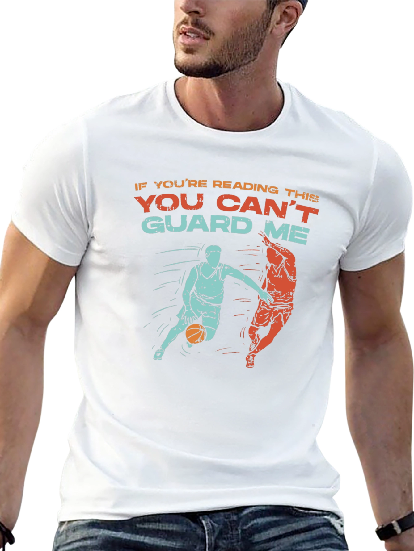 Basketball Graphic Tee - You Cant Guard Me