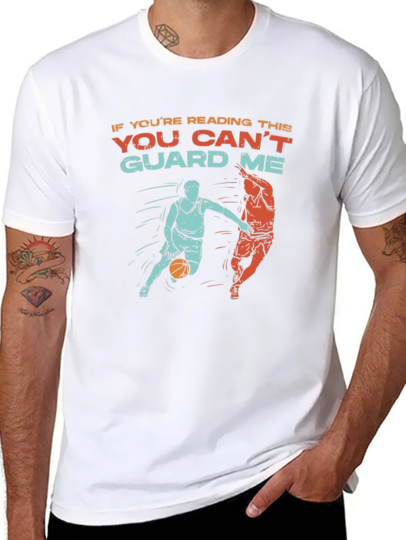 Basketball Graphic Tee - You Cant Guard Me
