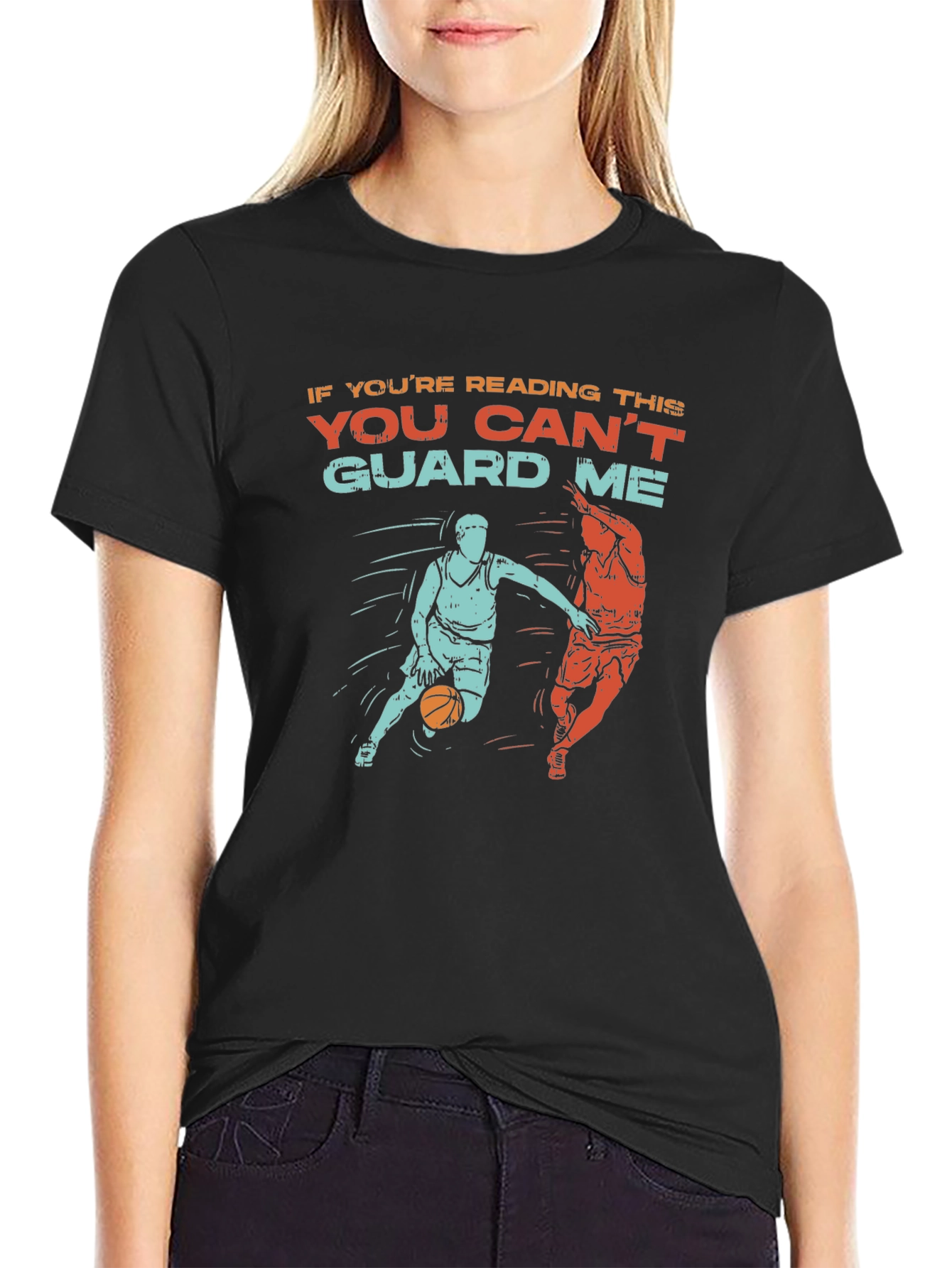 Basketball Graphic Tee - You Cant Guard Me
