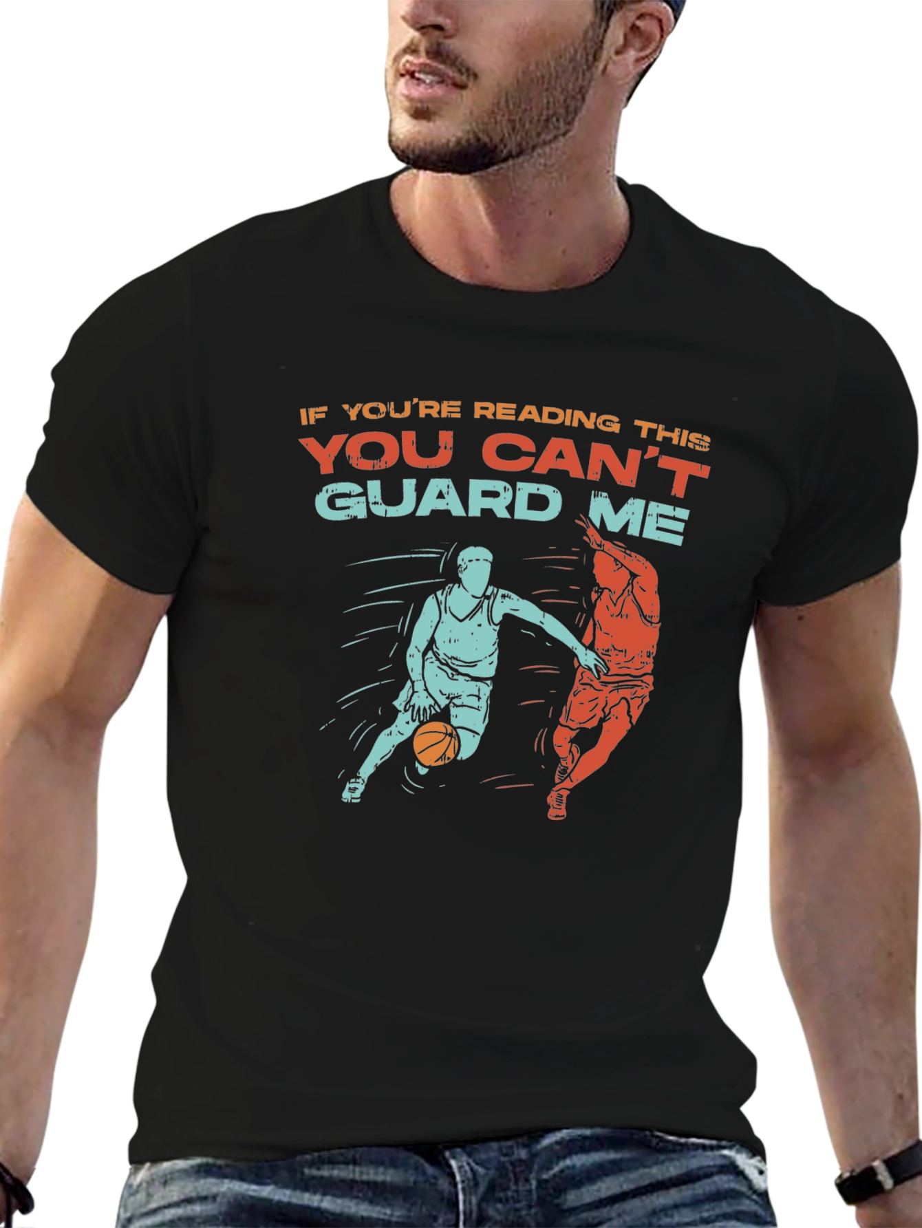 Basketball Graphic Tee - You Cant Guard Me