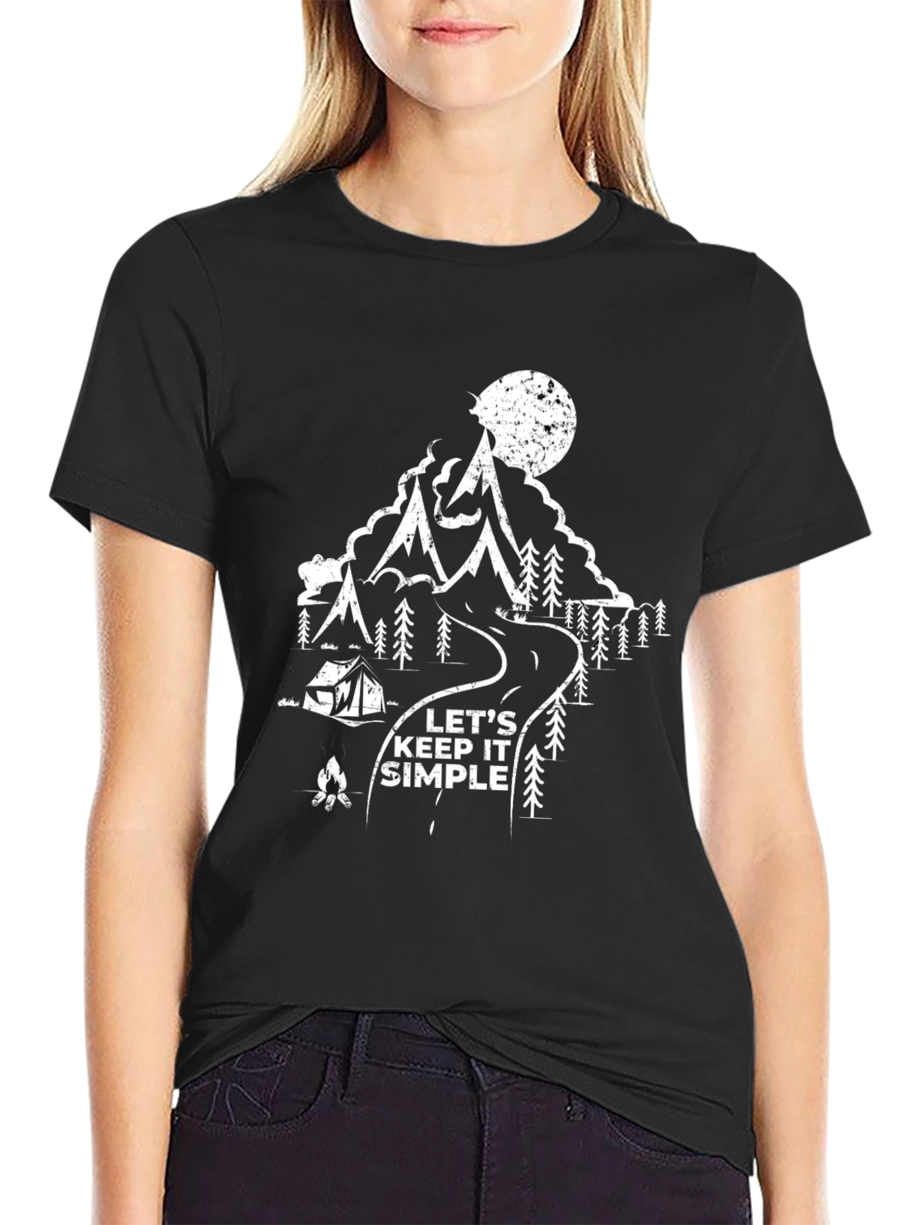 Lets Keep It Simple Camping T-Shirt