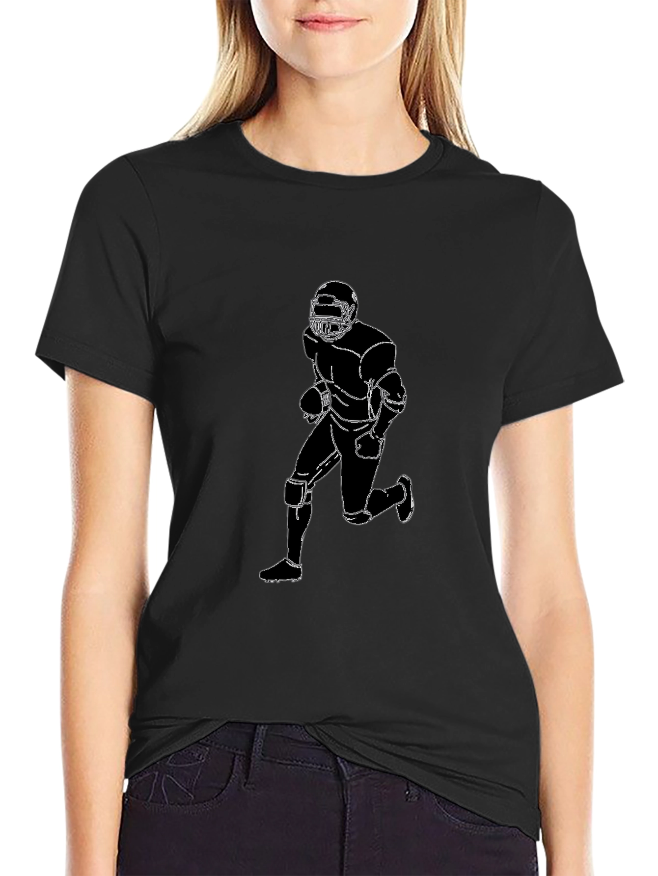 Football Player Graphic Tee