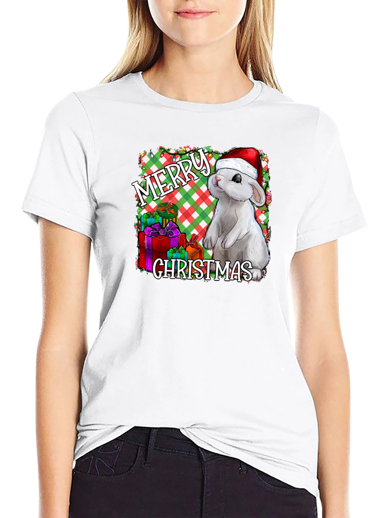 Merry Christmas Bunny T-Shirt