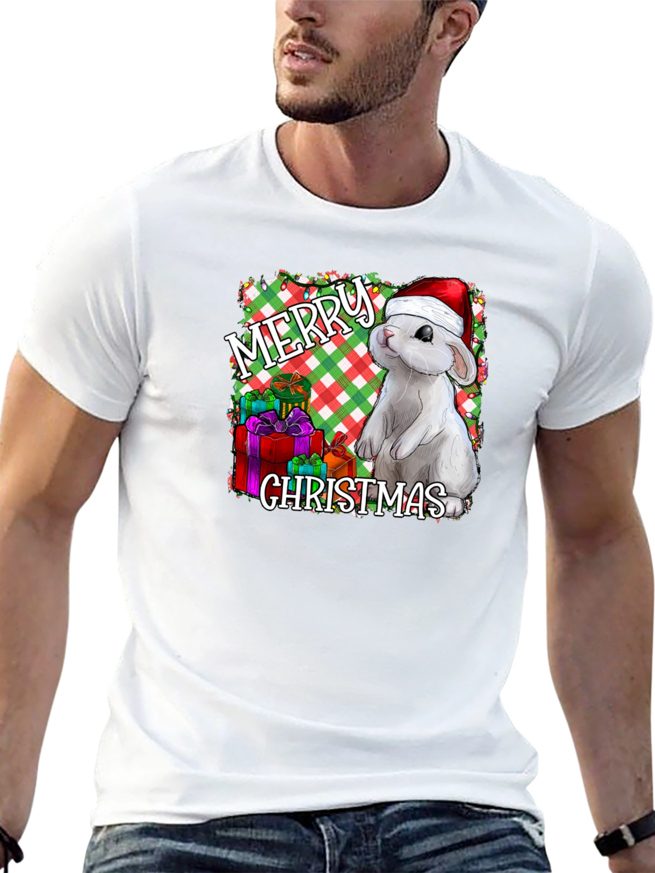 Merry Christmas Bunny T-Shirt