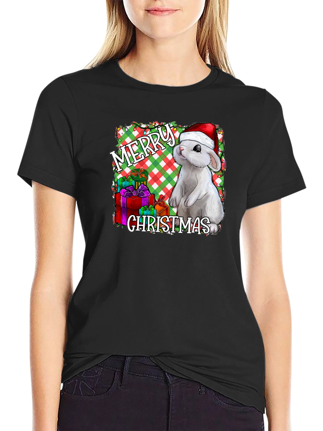 Merry Christmas Bunny T-Shirt