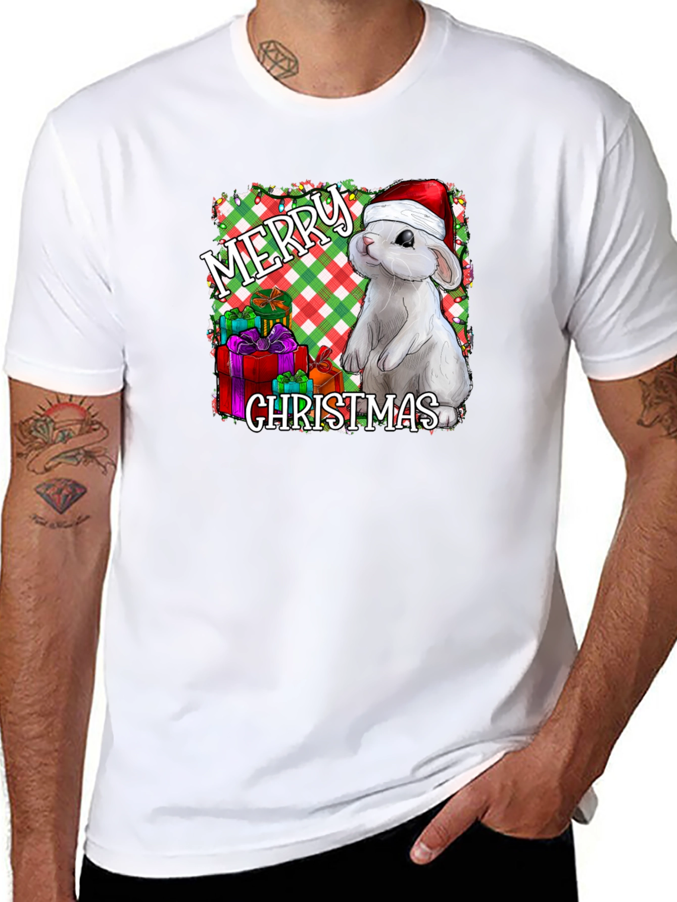 Merry Christmas Bunny T-Shirt