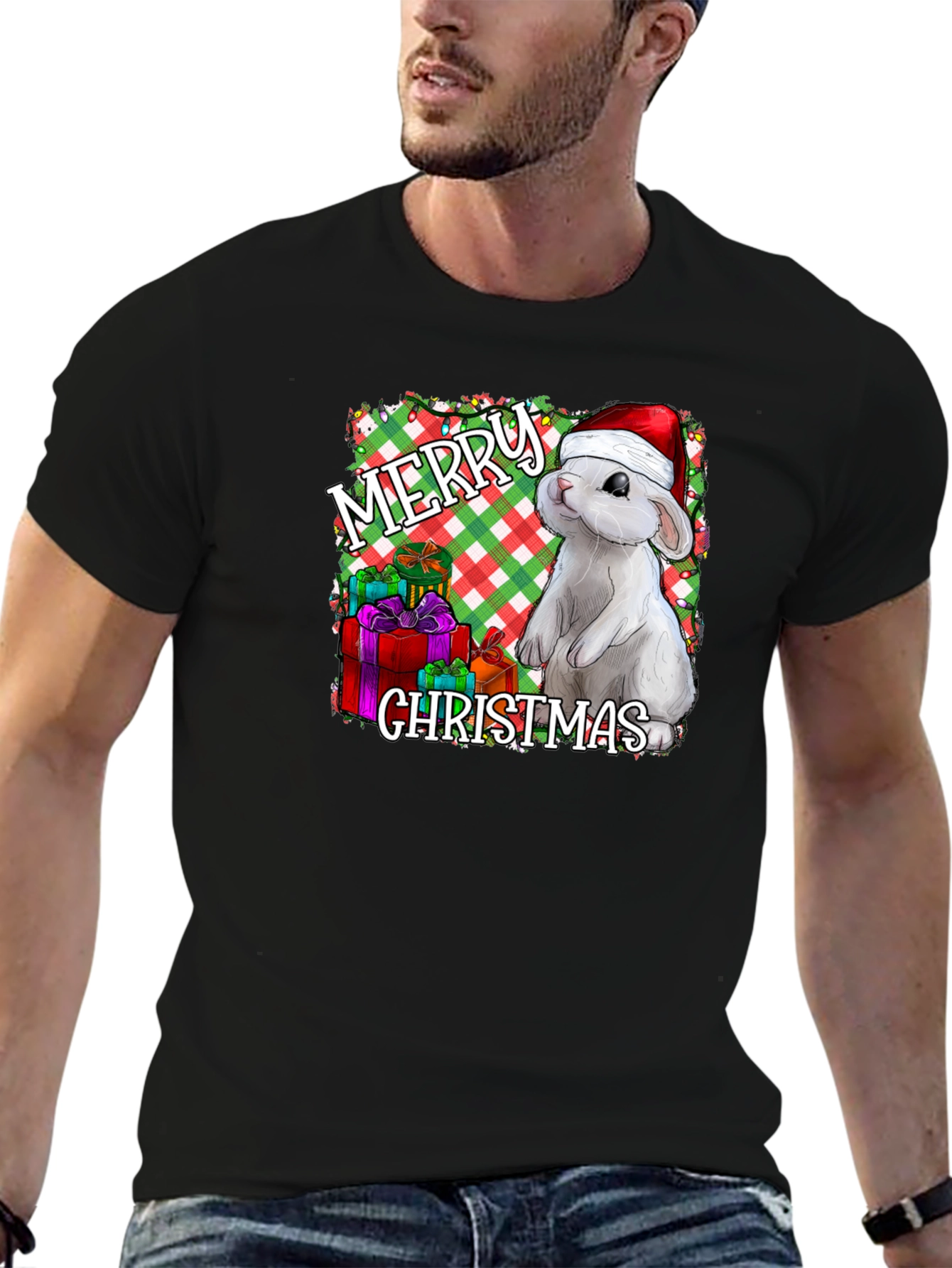 Merry Christmas Bunny T-Shirt