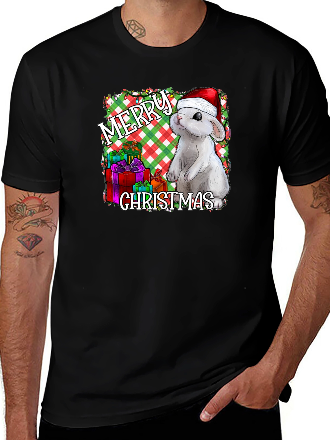 Merry Christmas Bunny T-Shirt