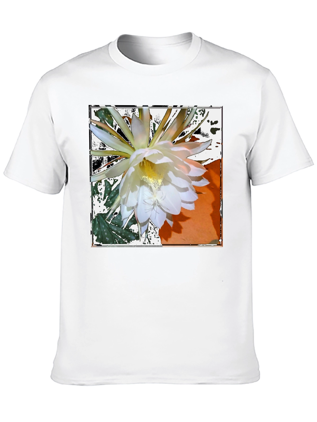 Floral Graphic Tee - Night Blooming Cereus