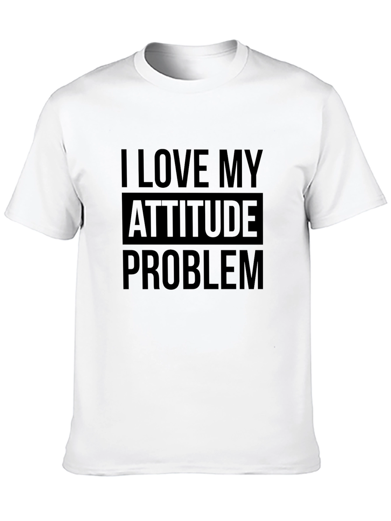 I Love My Attitude Problem Graphic Tee