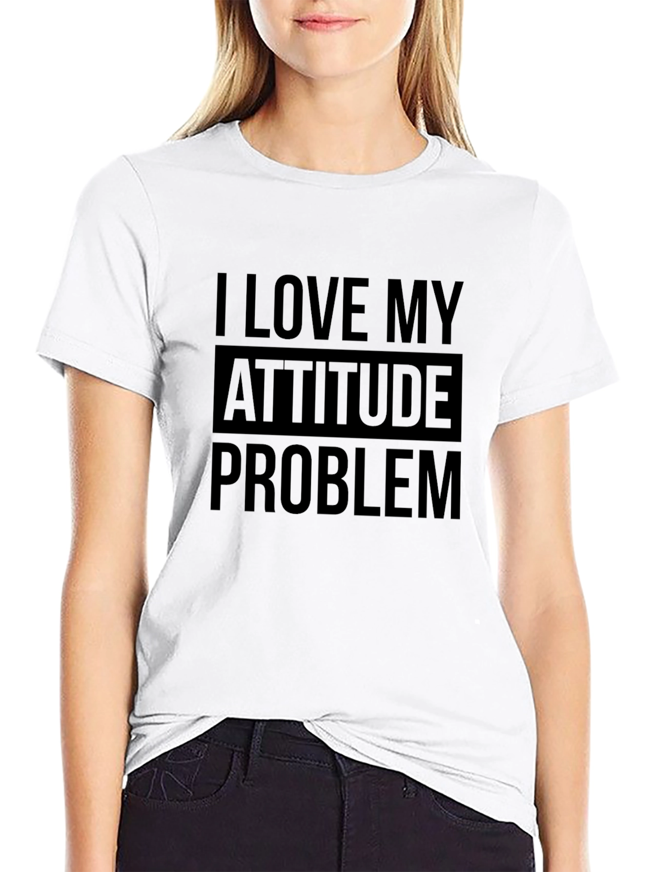 I Love My Attitude Problem Graphic Tee