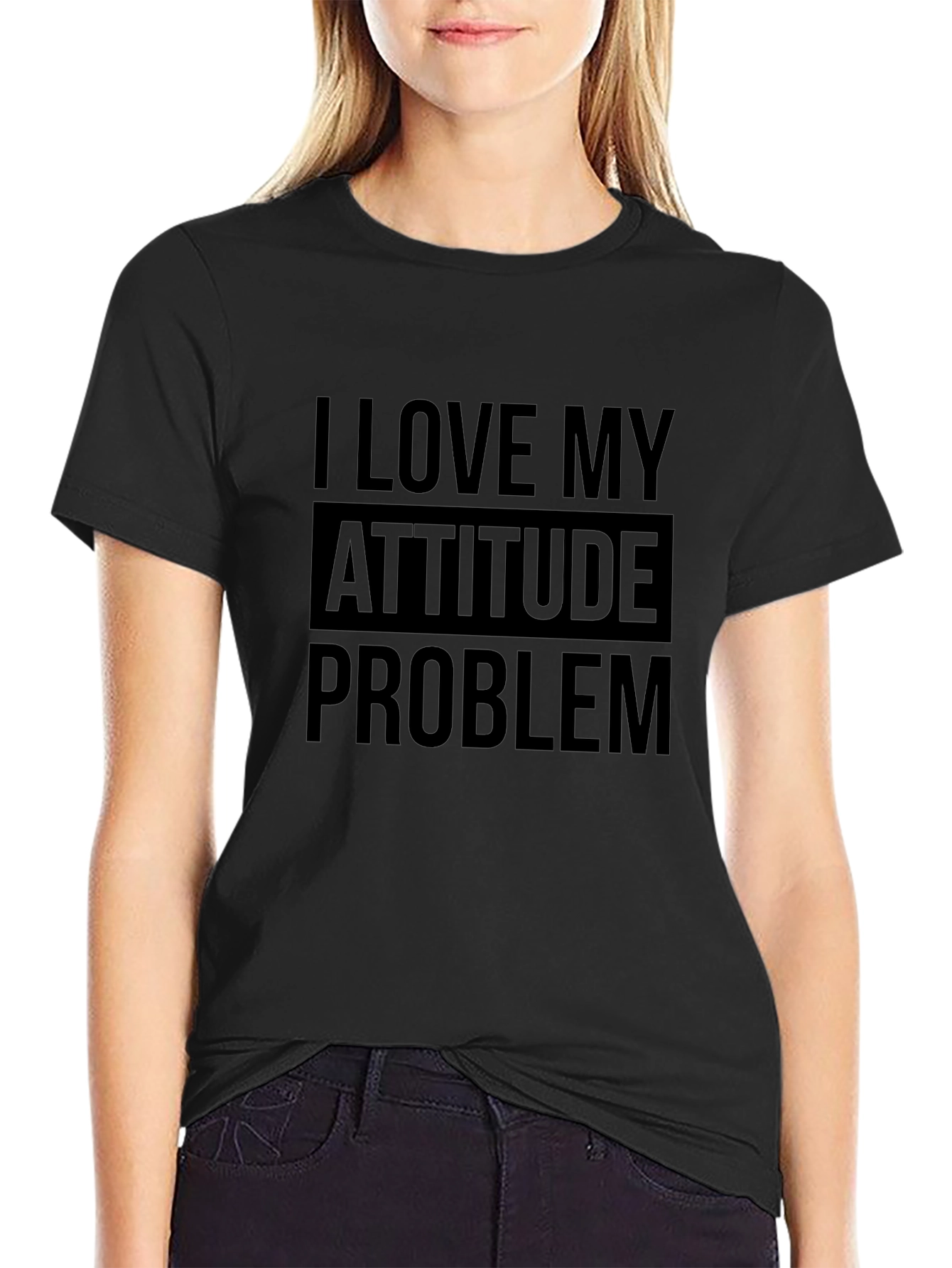 I Love My Attitude Problem Graphic Tee