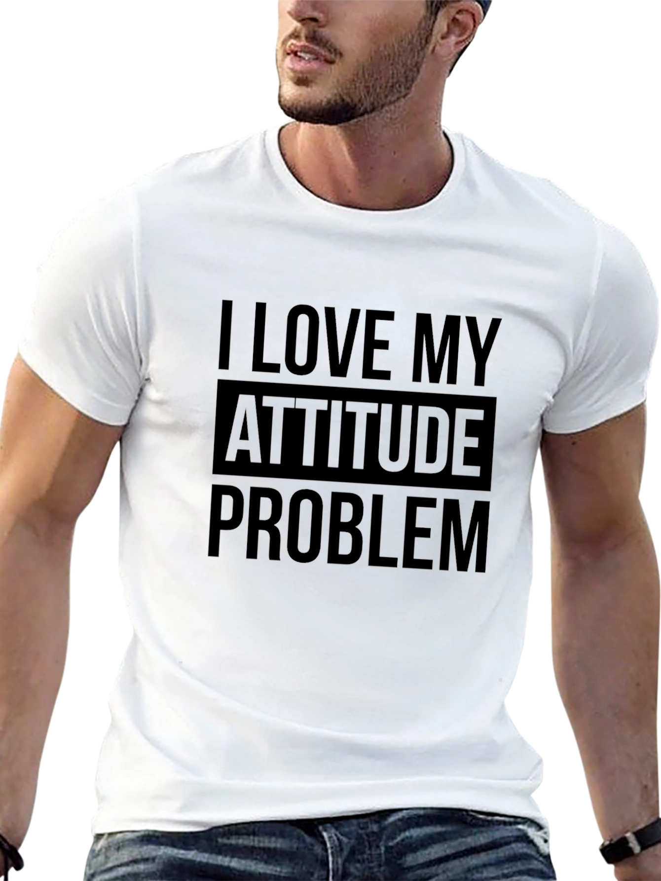 I Love My Attitude Problem Graphic Tee