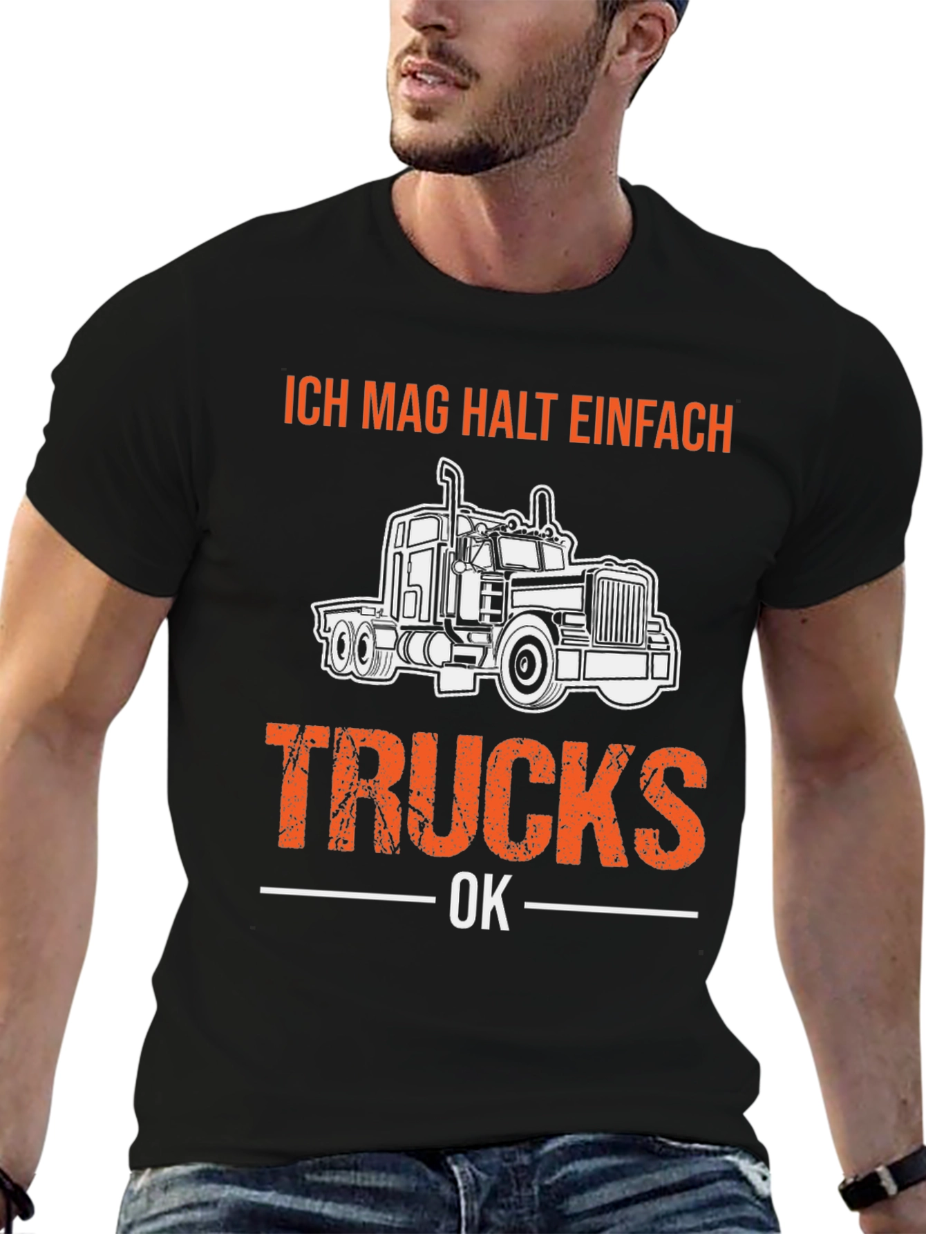 Ich Mag Halt Einfach Trucks OK T-Shirt