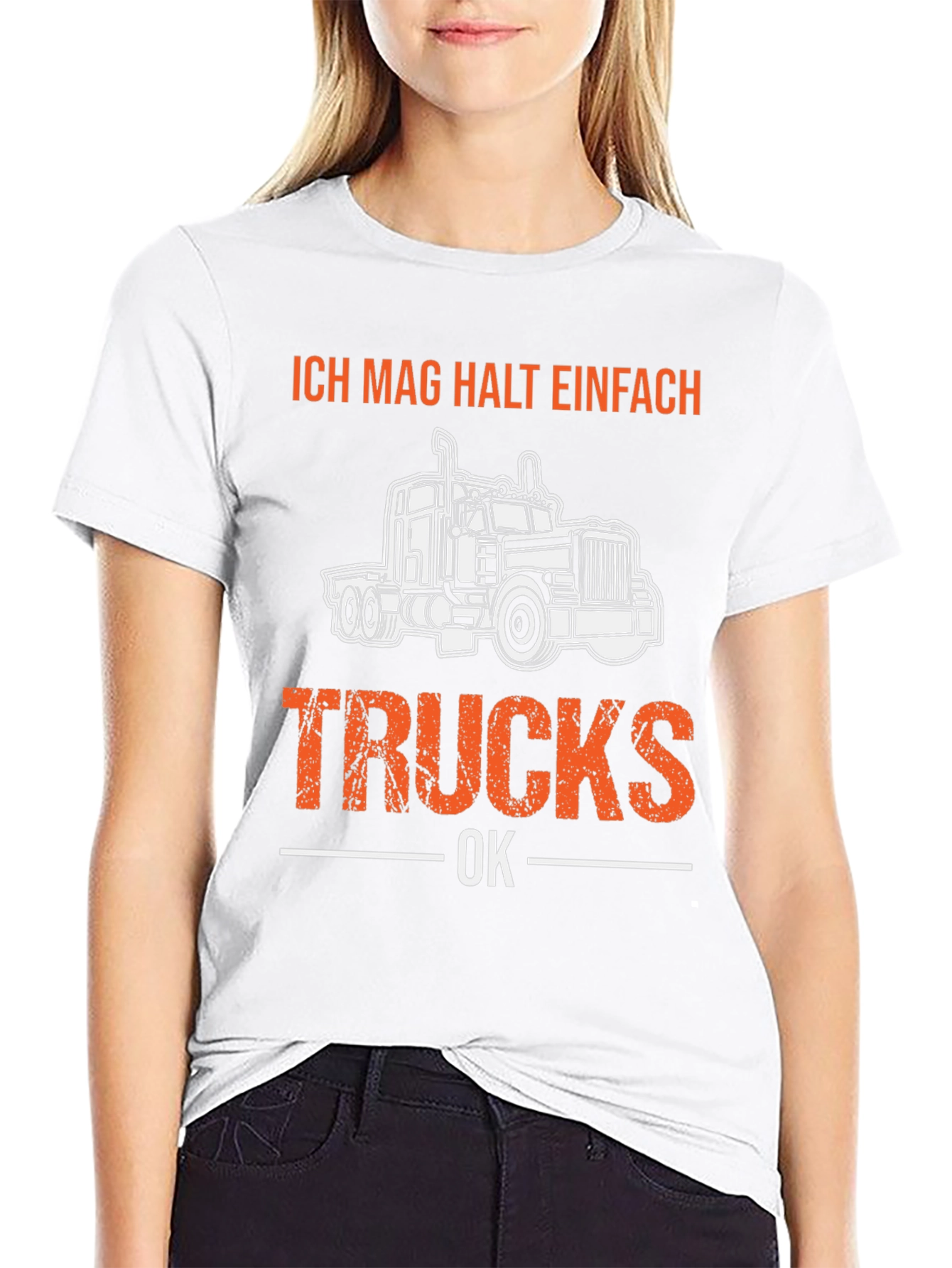 Ich Mag Halt Einfach Trucks OK T-Shirt