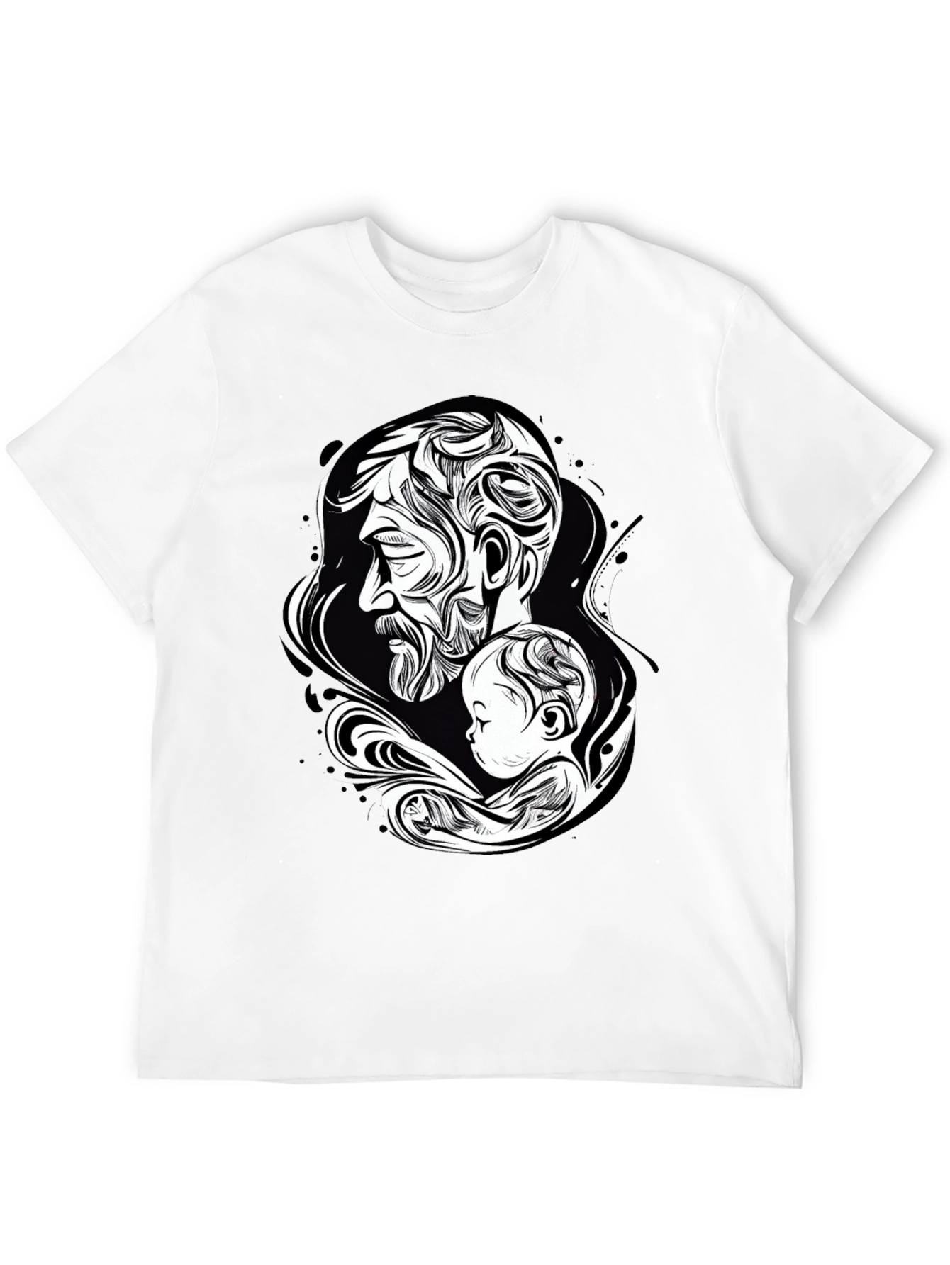 Father & Child Graphic Tee - Stylish Comfort