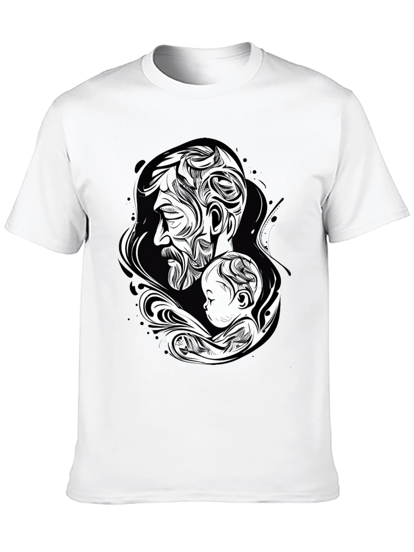 Father & Child Graphic Tee - Stylish Comfort