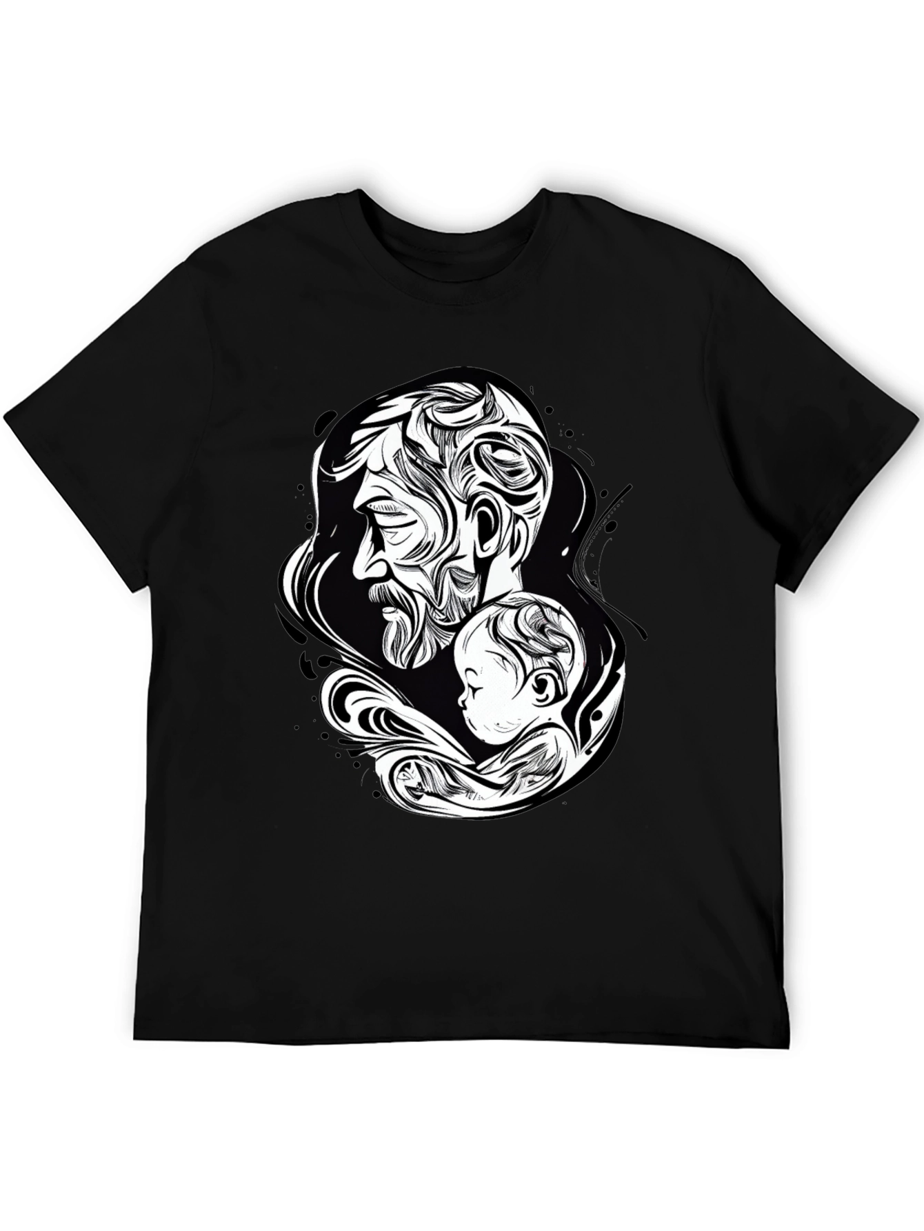Father & Child Graphic Tee - Stylish Comfort