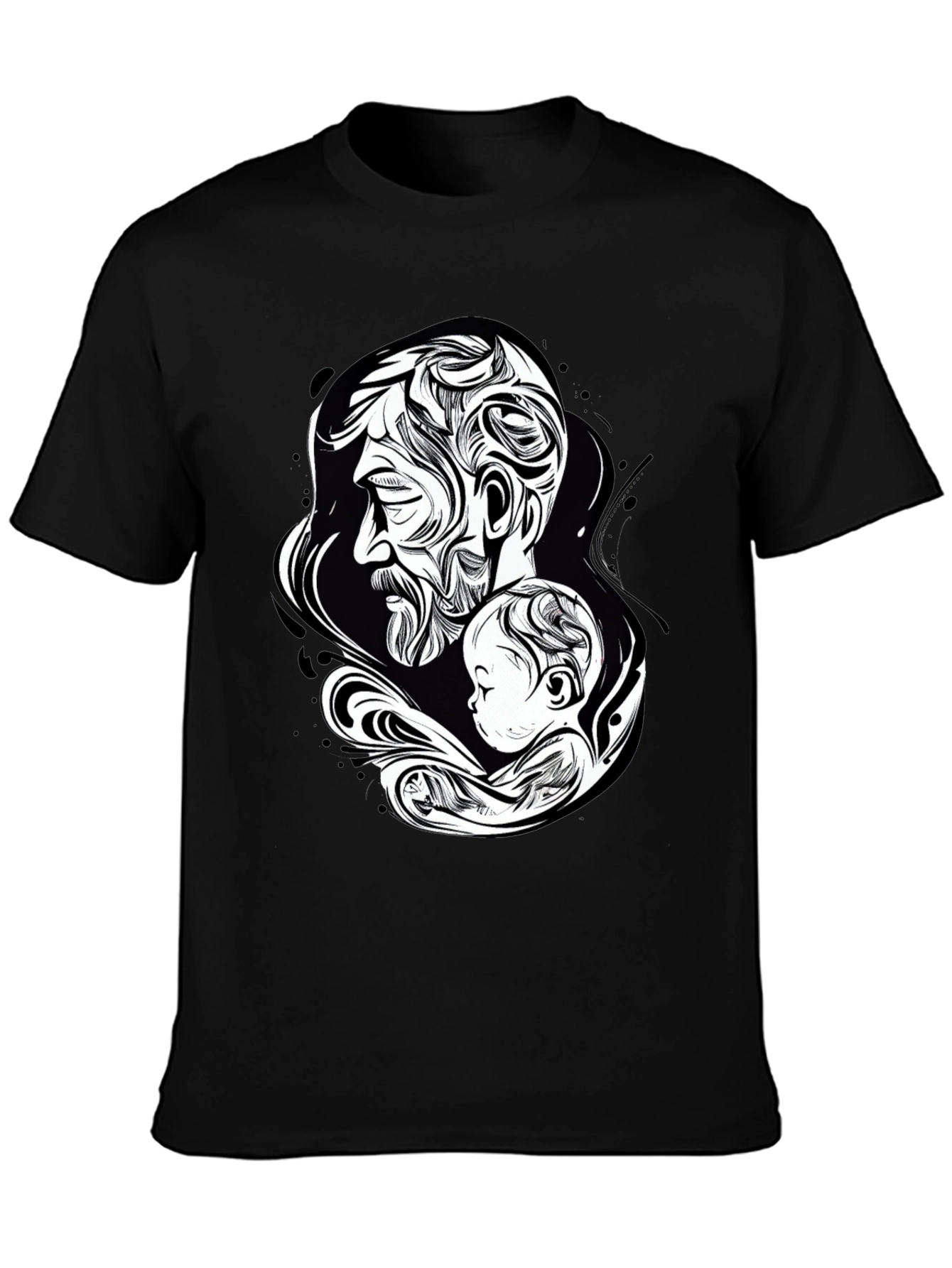 Father & Child Graphic Tee - Stylish Comfort