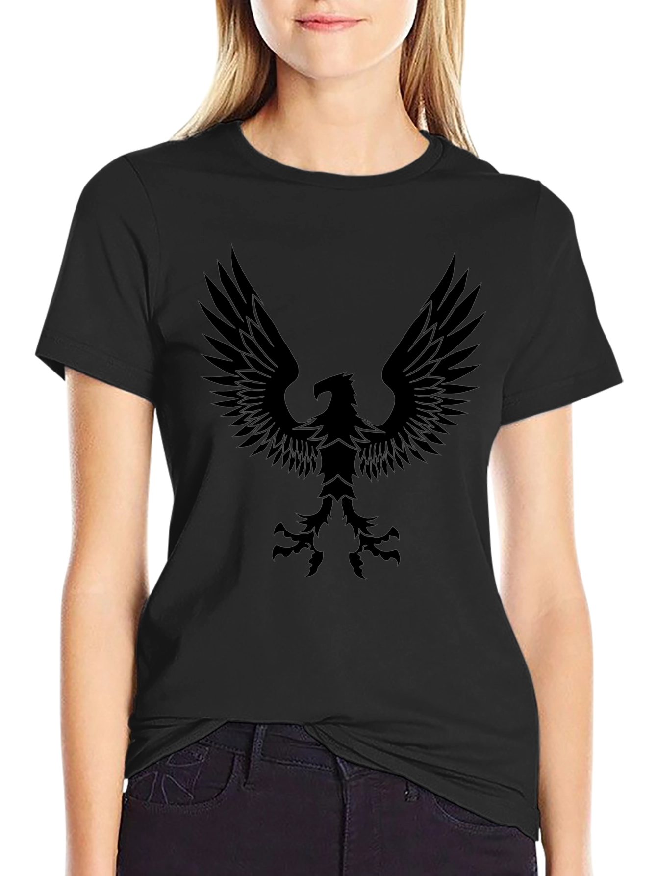 Black Eagle Graphic Tee - Menswear